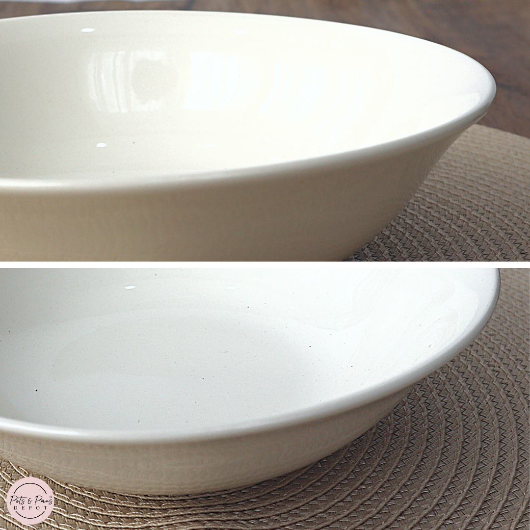 Ellie White Porcelain Cereal Bowl