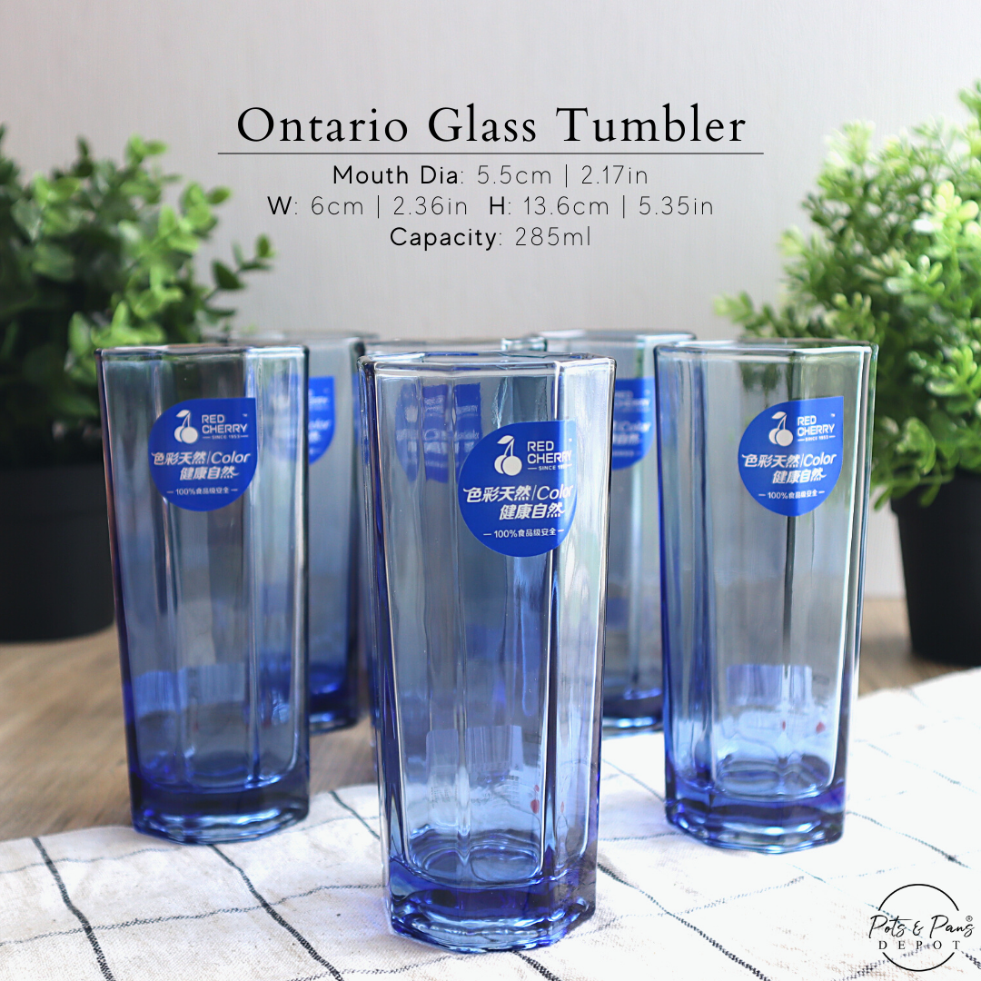 Classic Tall Glass Tumbler Set