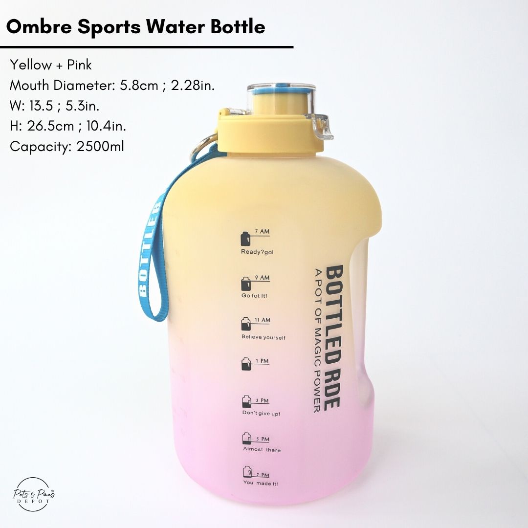 Ombre Sports Water Bottle 2500ml