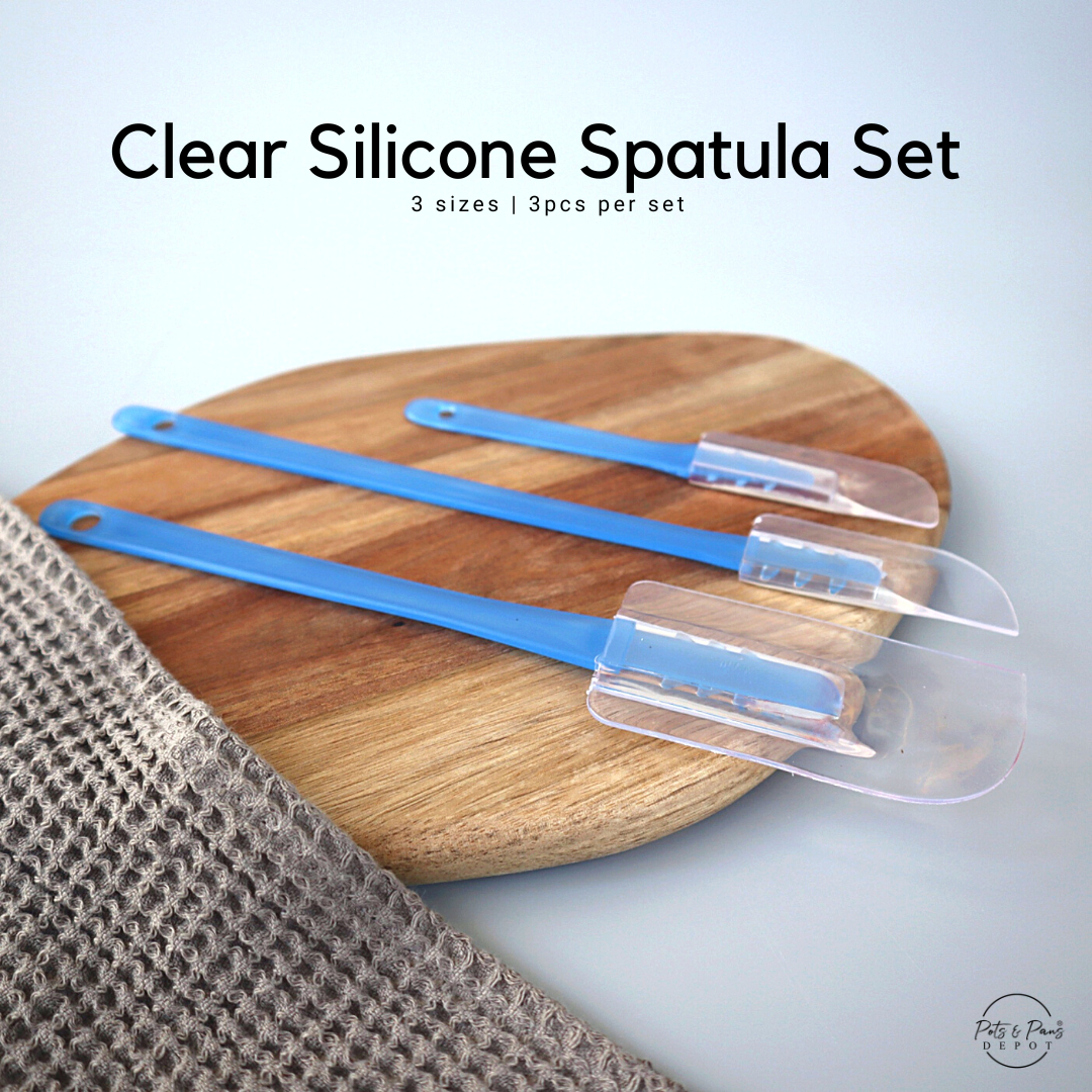 Clear Silicone Spatula Set