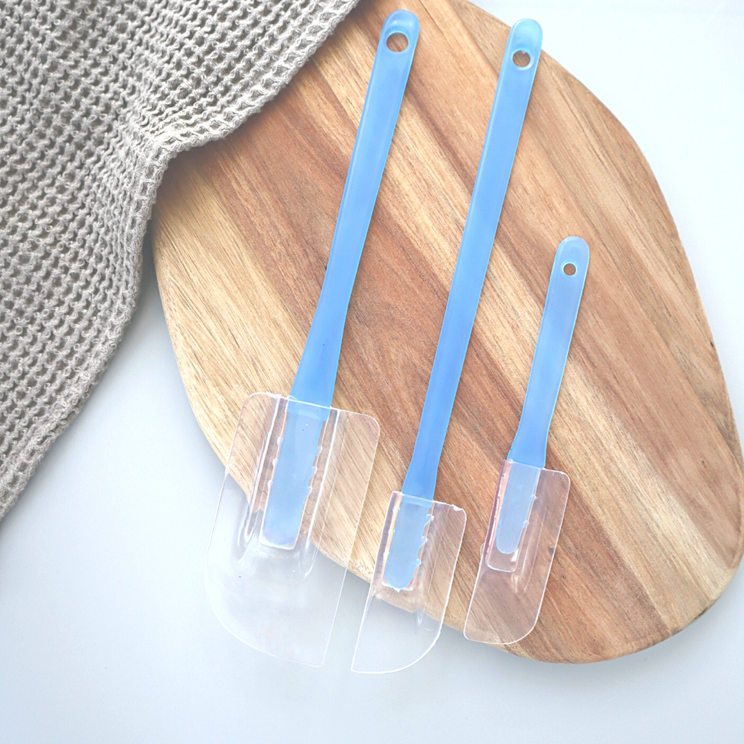 Clear Silicone Spatula Set