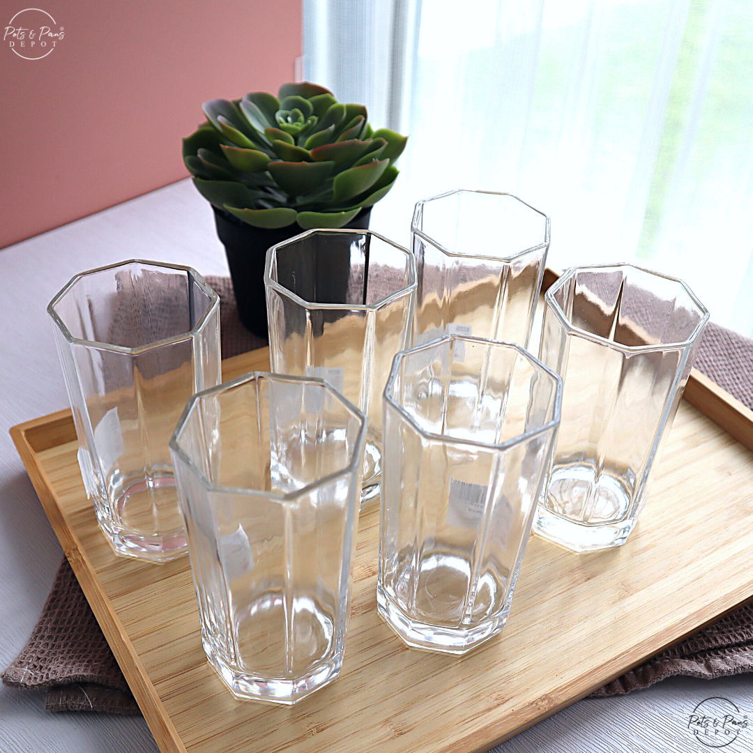 Classic Tall Glass Tumbler Set