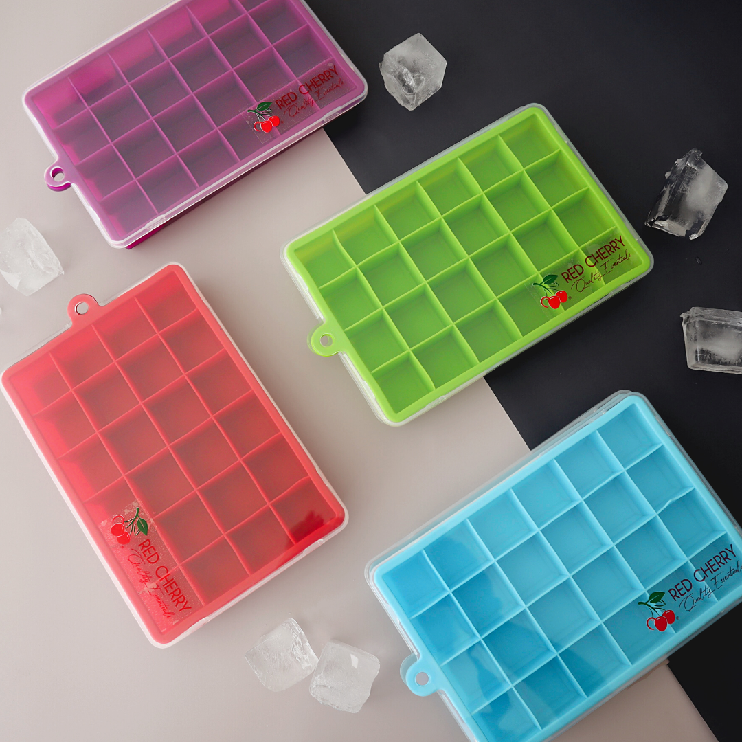 Red Cherry Silicone Ice Cube Tray 24s