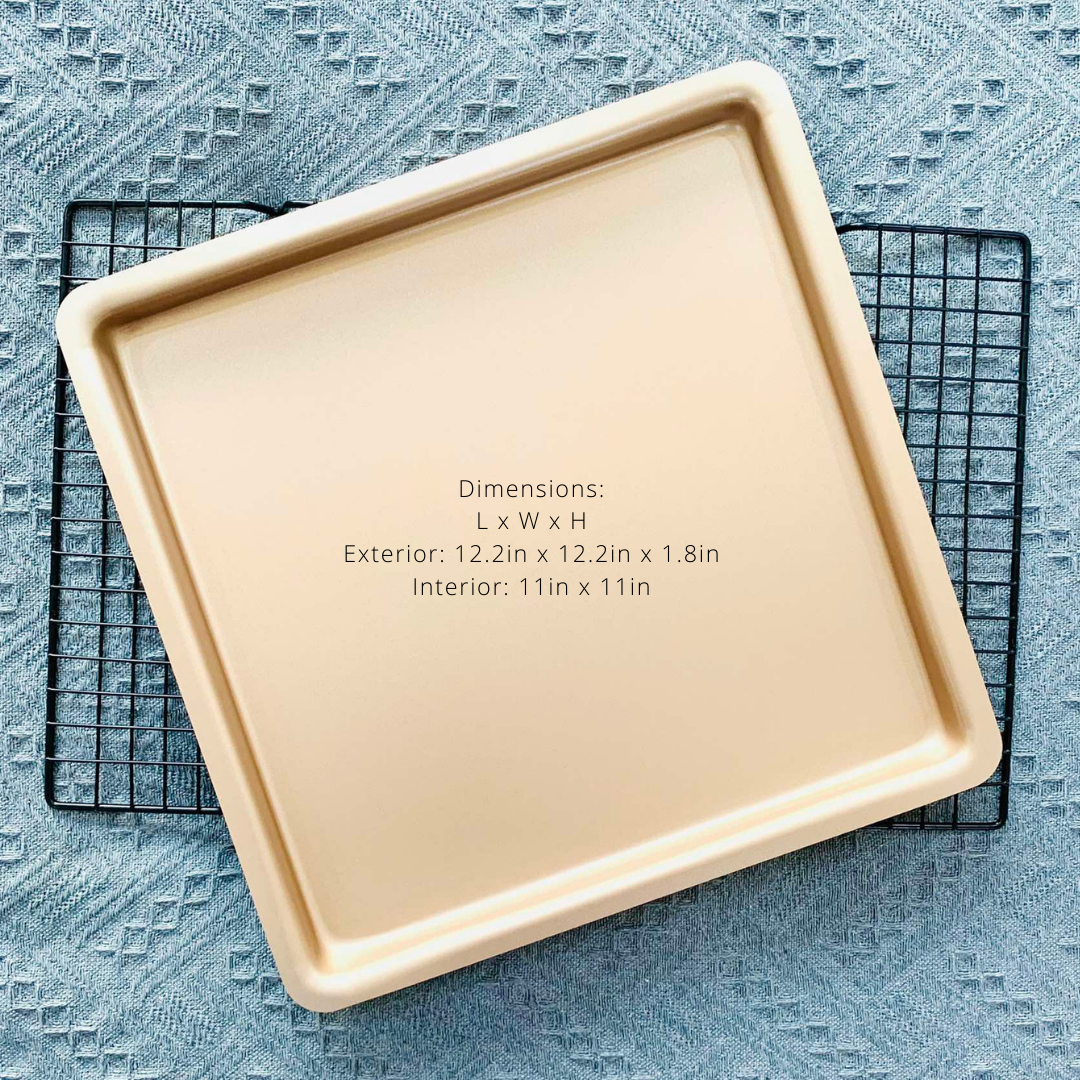 Gold Square Nonstick Cookie Tray