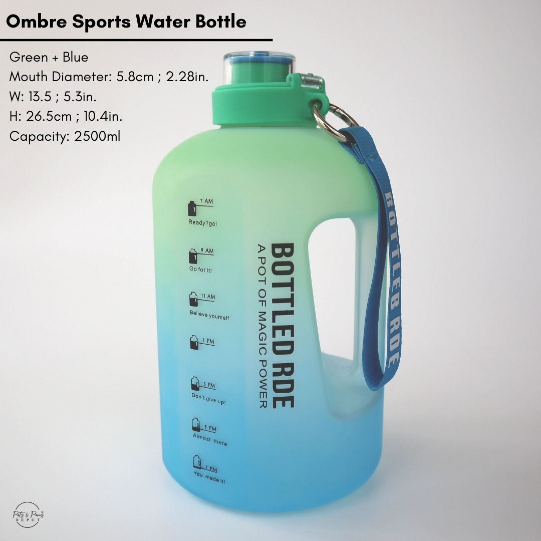 Ombre Sports Water Bottle 2500ml