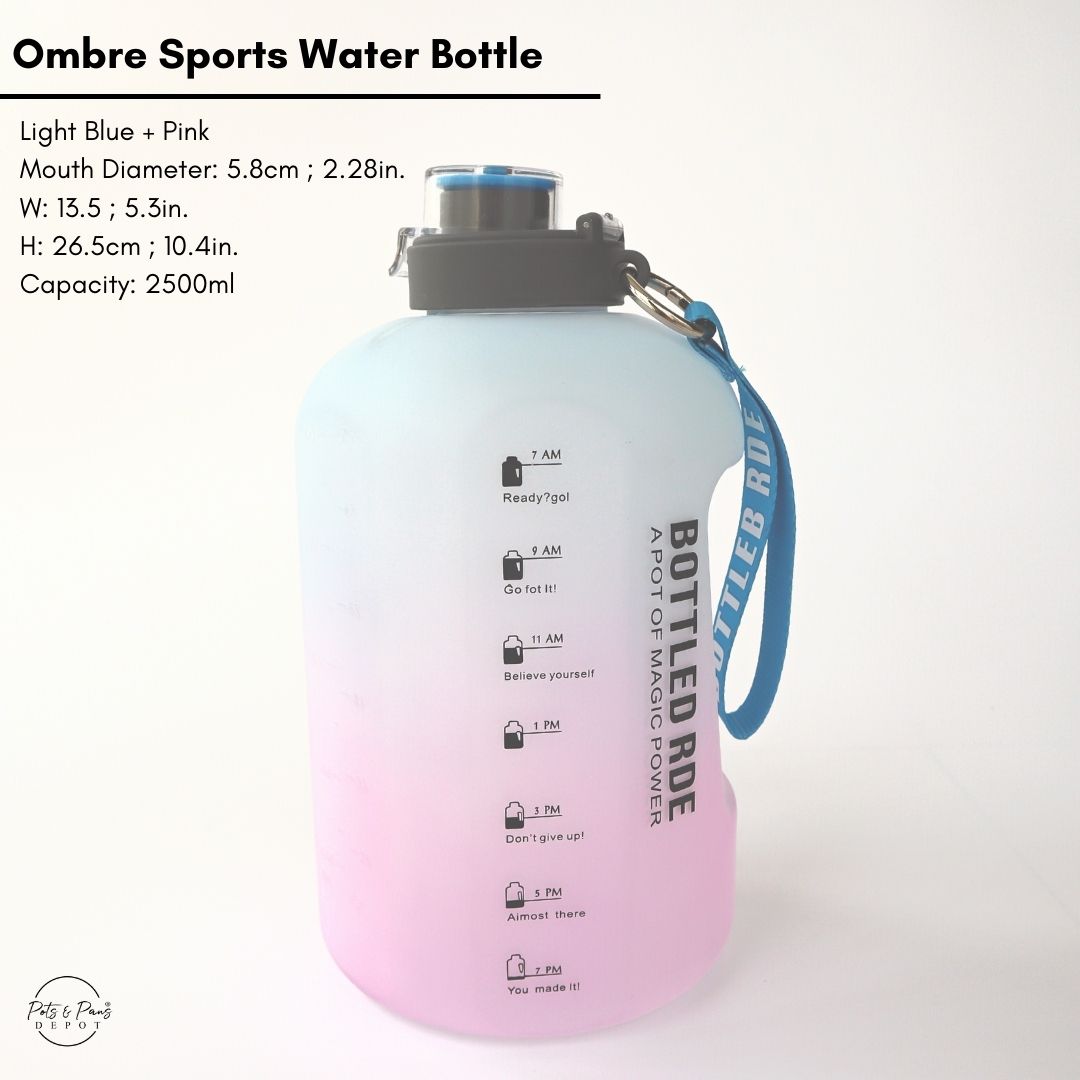 Ombre Sports Water Bottle 2500ml