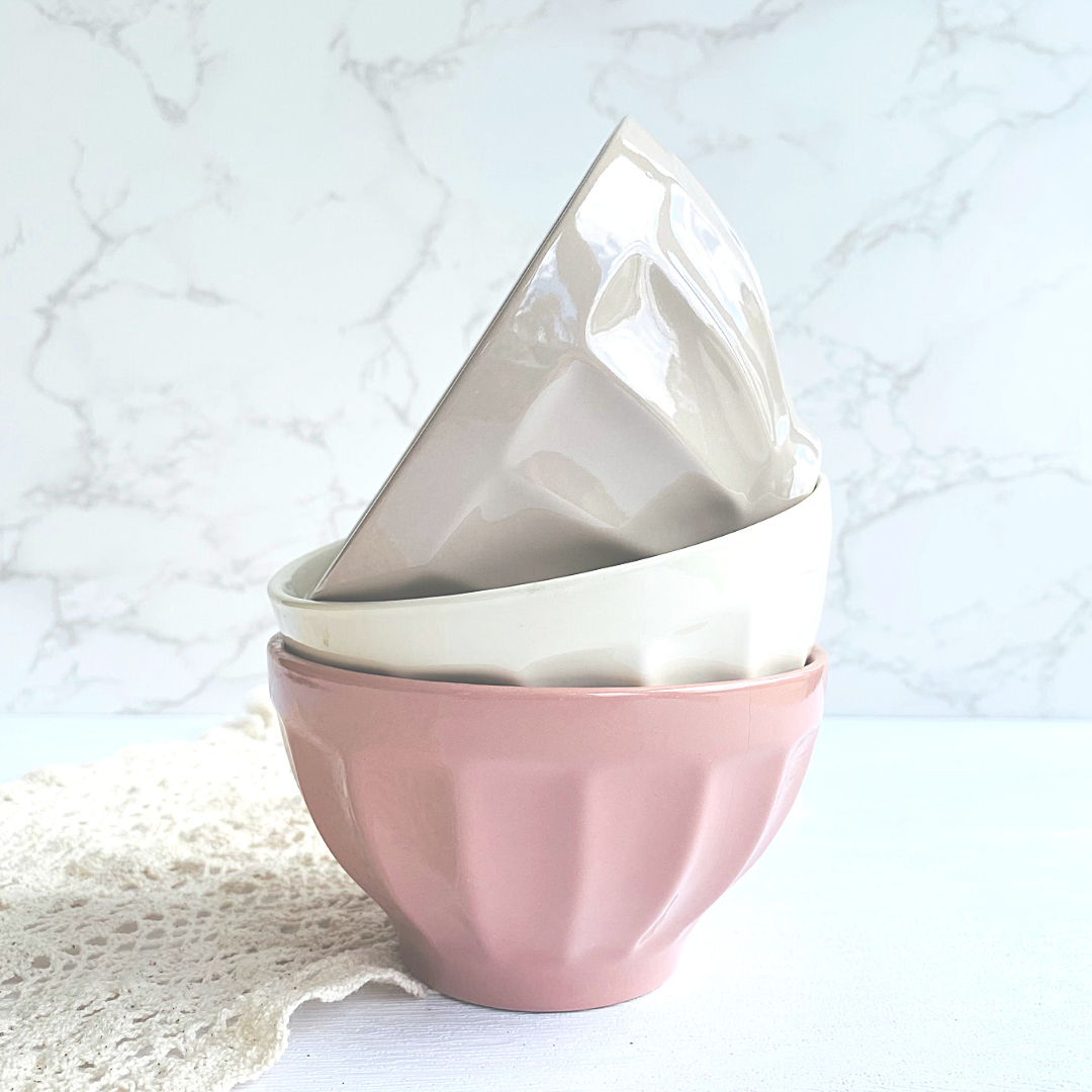 Pastel Porcelain Rice Bowl