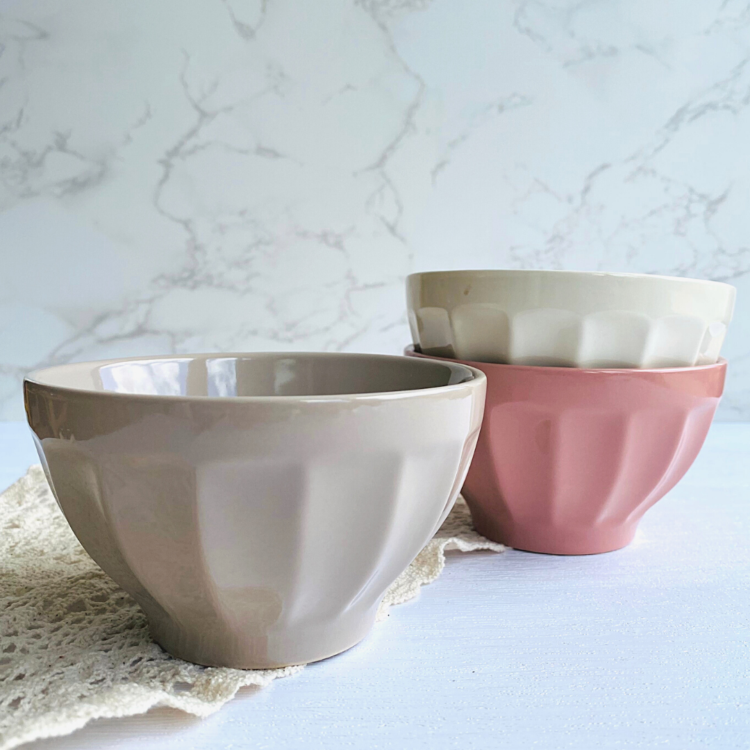 Pastel Porcelain Rice Bowl