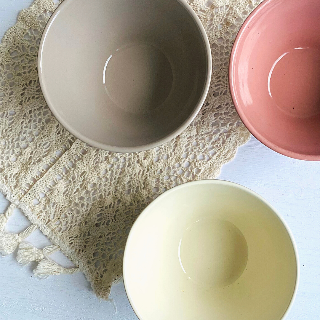 Pastel Porcelain Rice Bowl