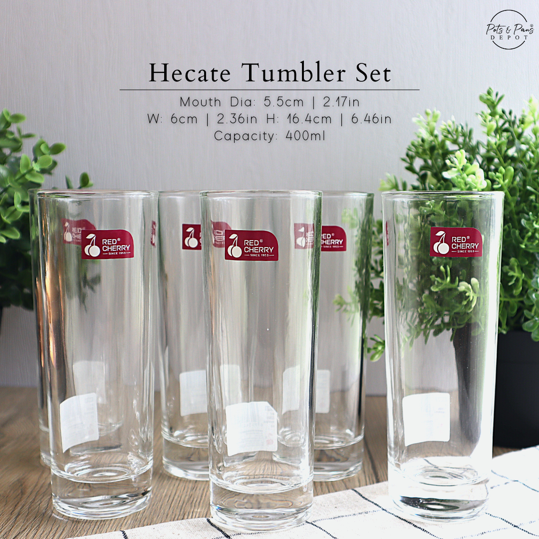 Classic Tall Glass Tumbler Set