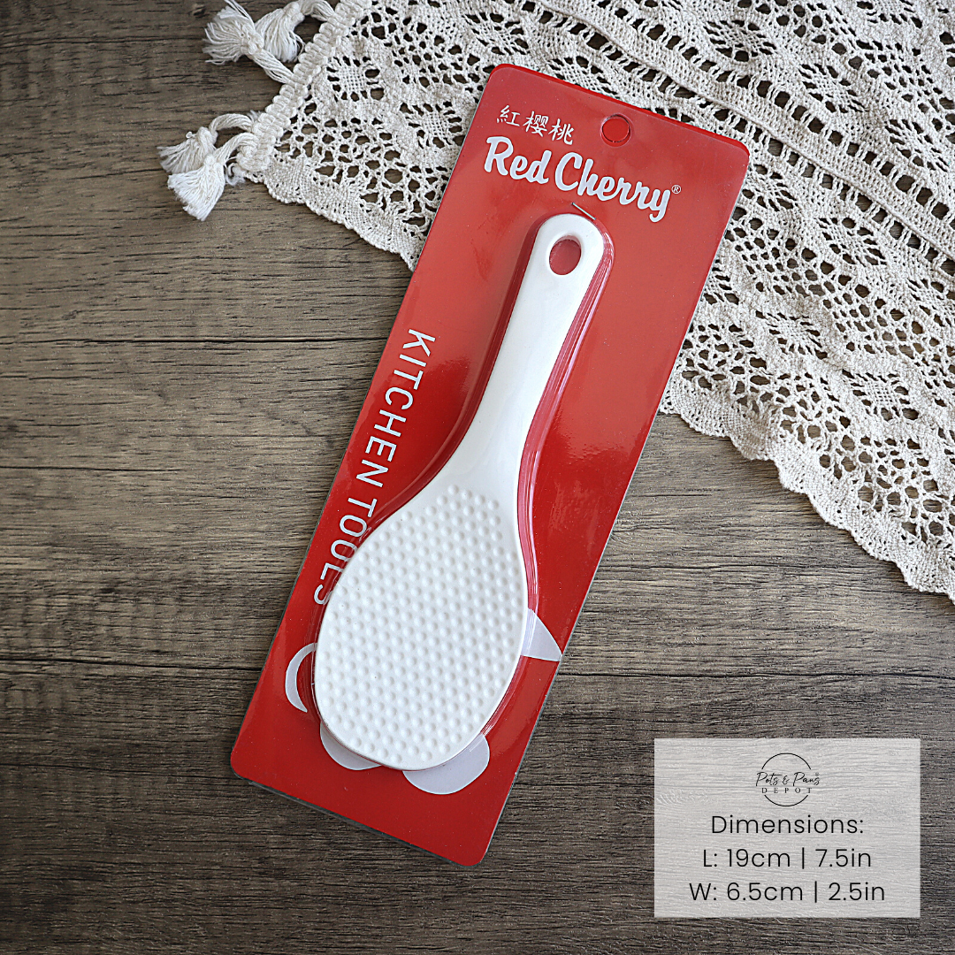 Red Cherry Nonstick Rice Paddle Spoon