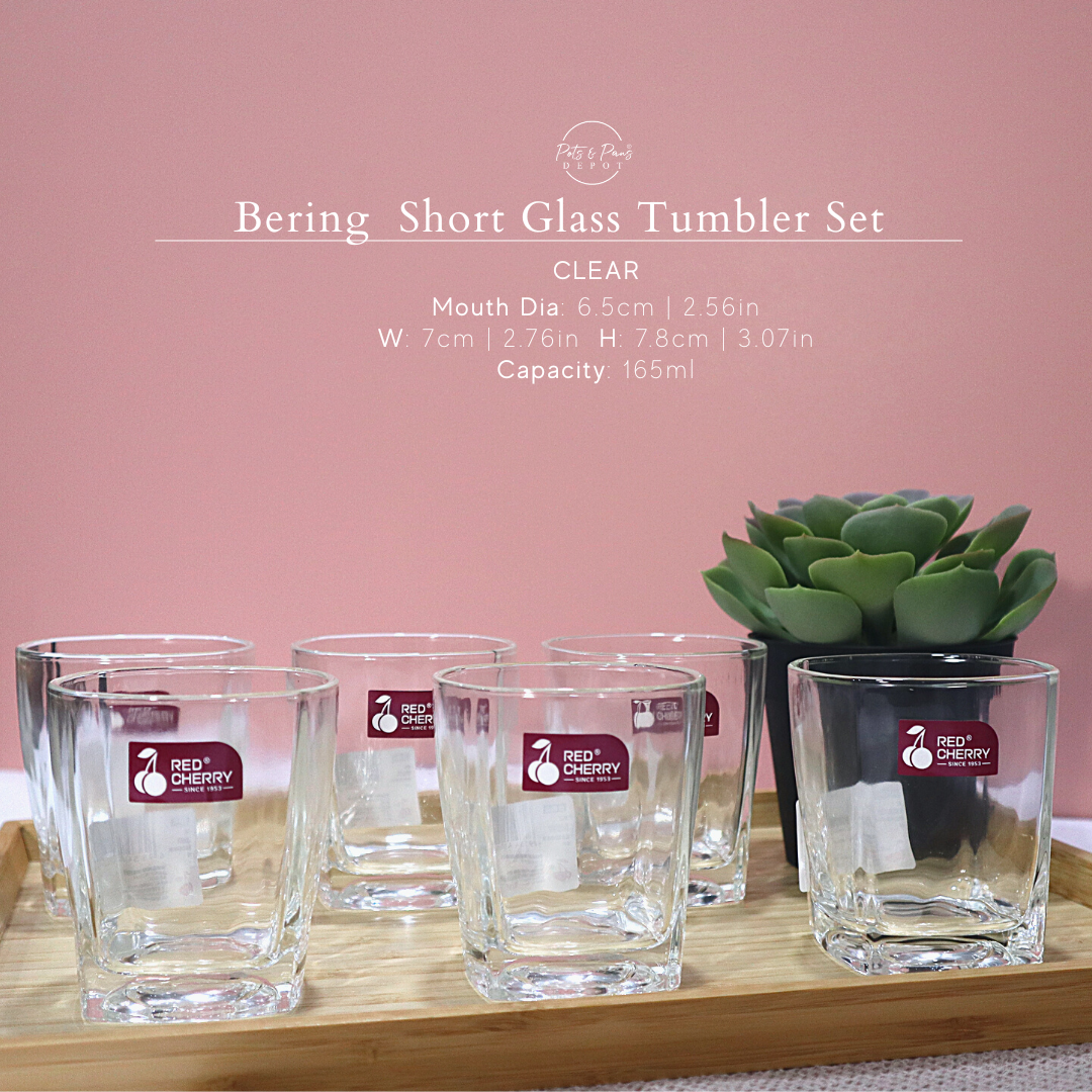 Bering Short Glass Tumbler Set