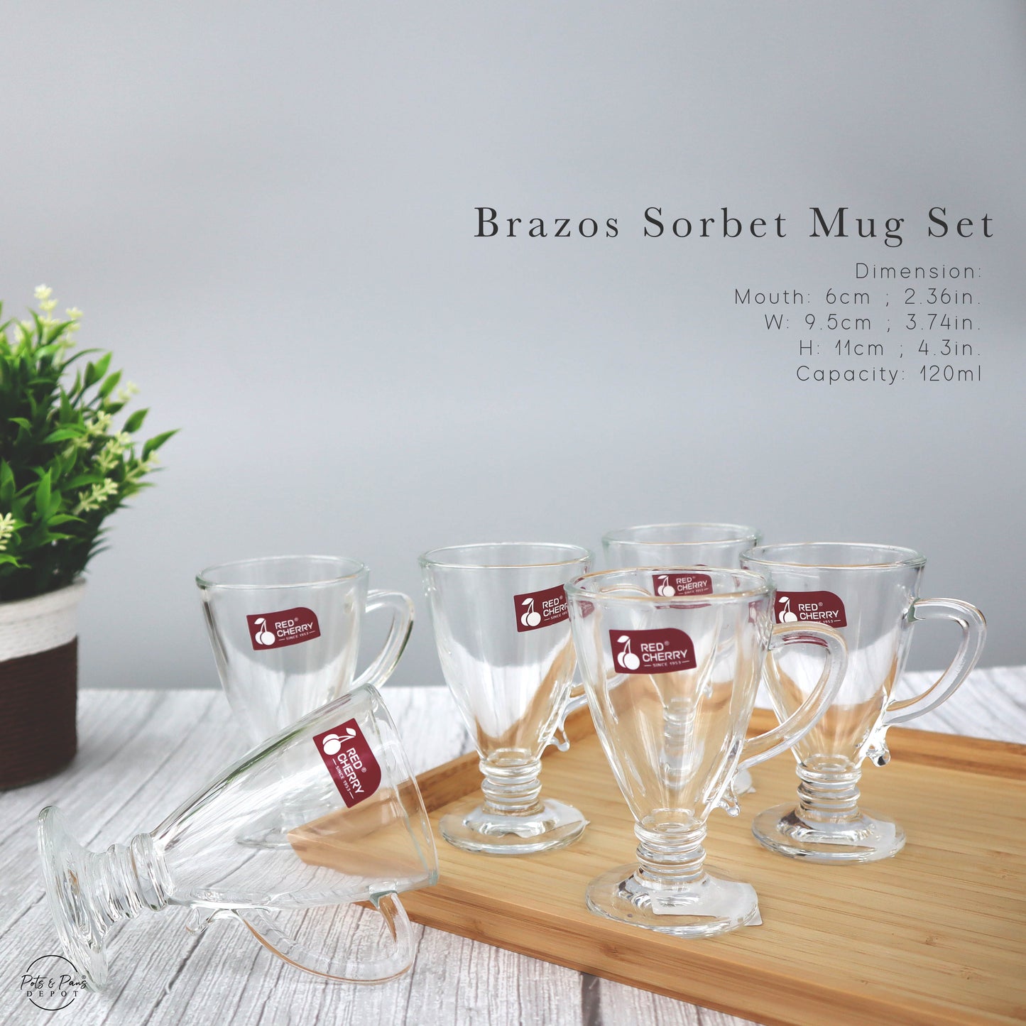 Brazos Sorbet Mug Set