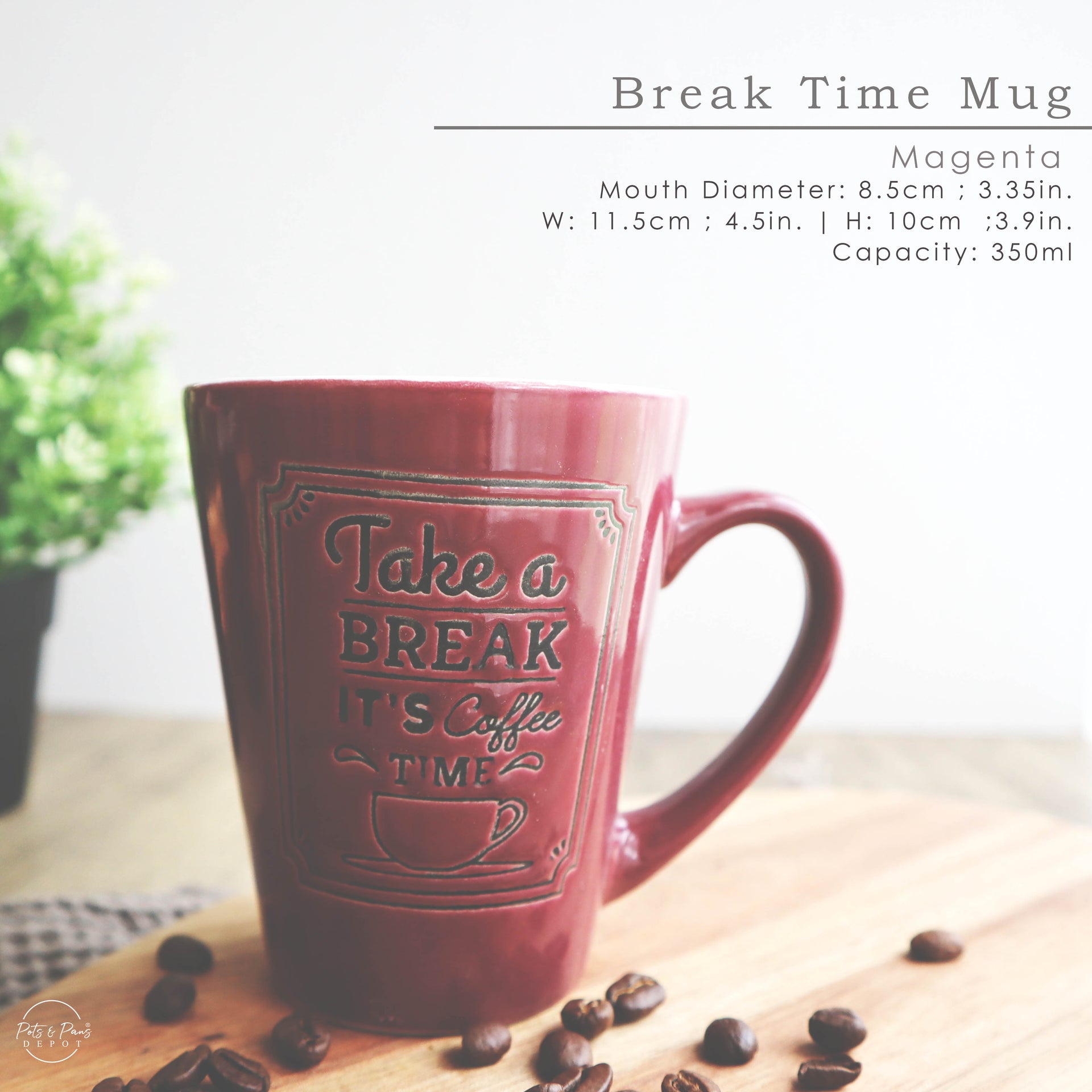 Break Time Coffee Mug – PotsandPansDepotPH