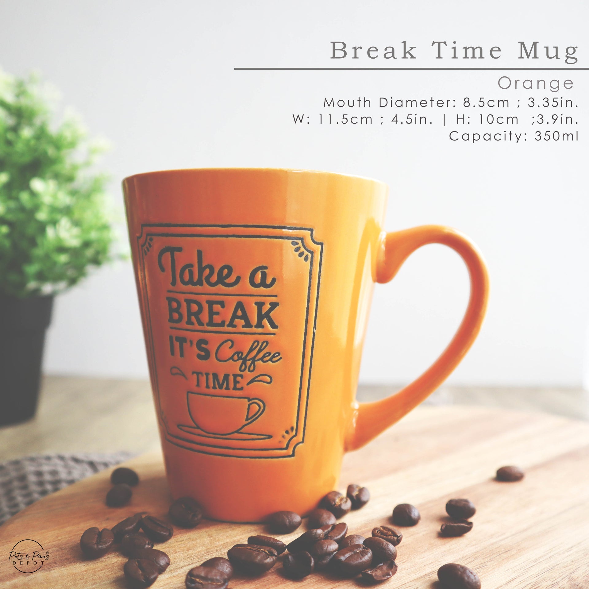 Break Time Coffee Mug – PotsandPansDepotPH