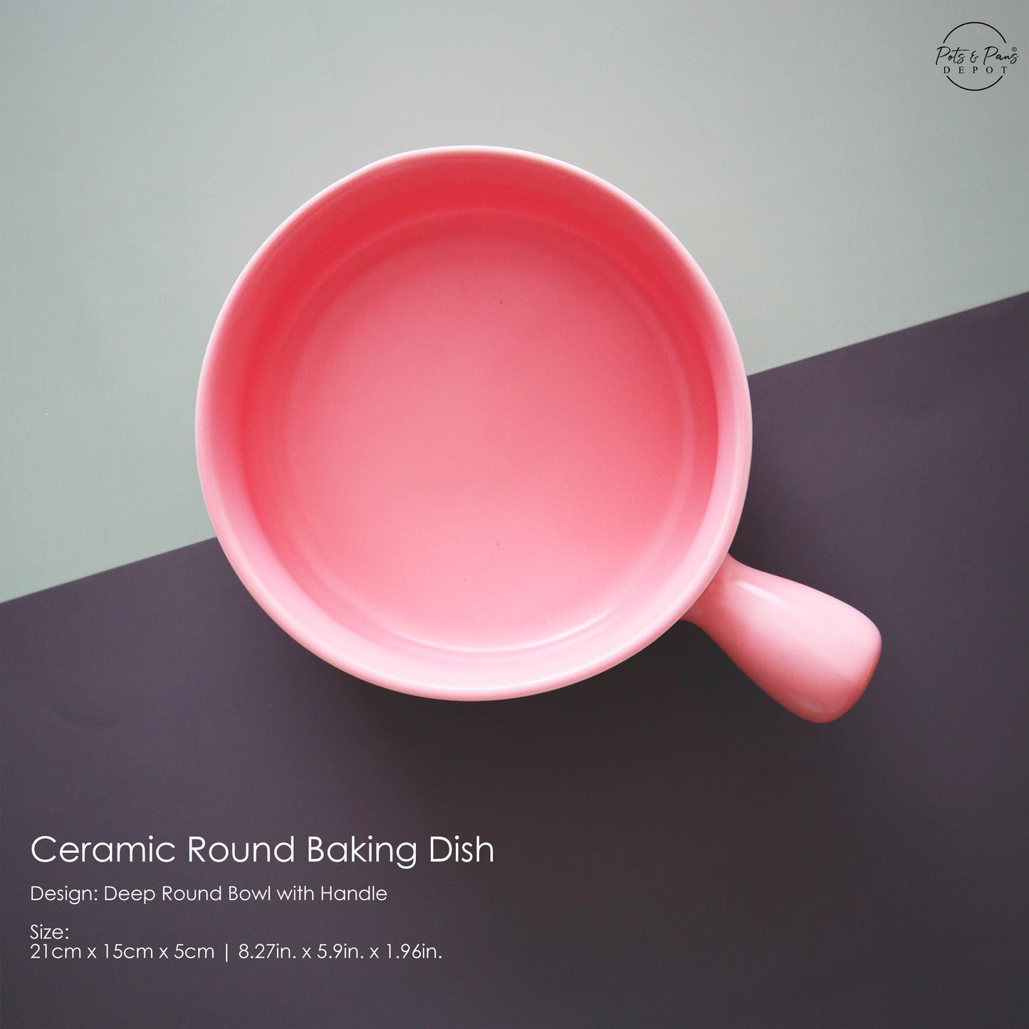 Ceramic Round Baking Dish