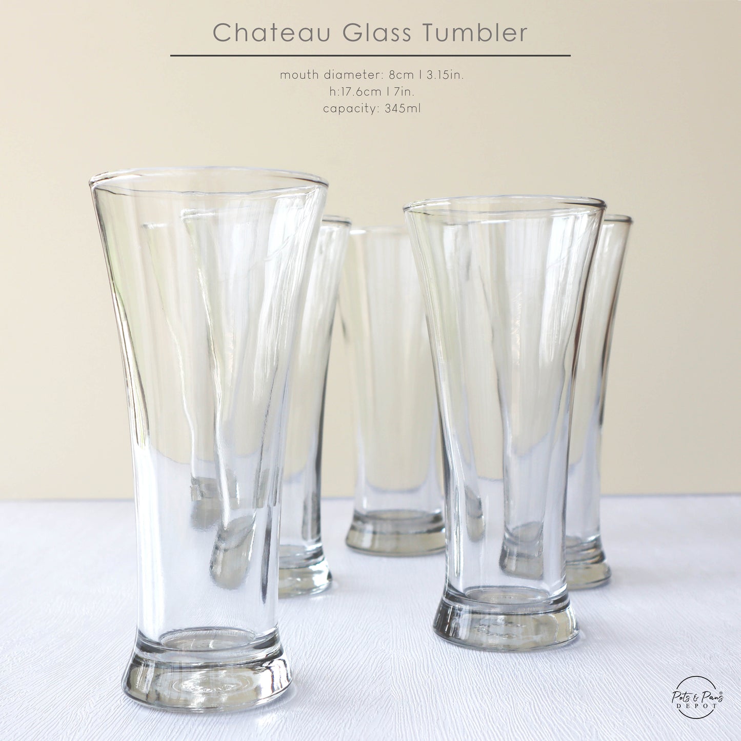 Royal Dine Chateau Glass Tumbler