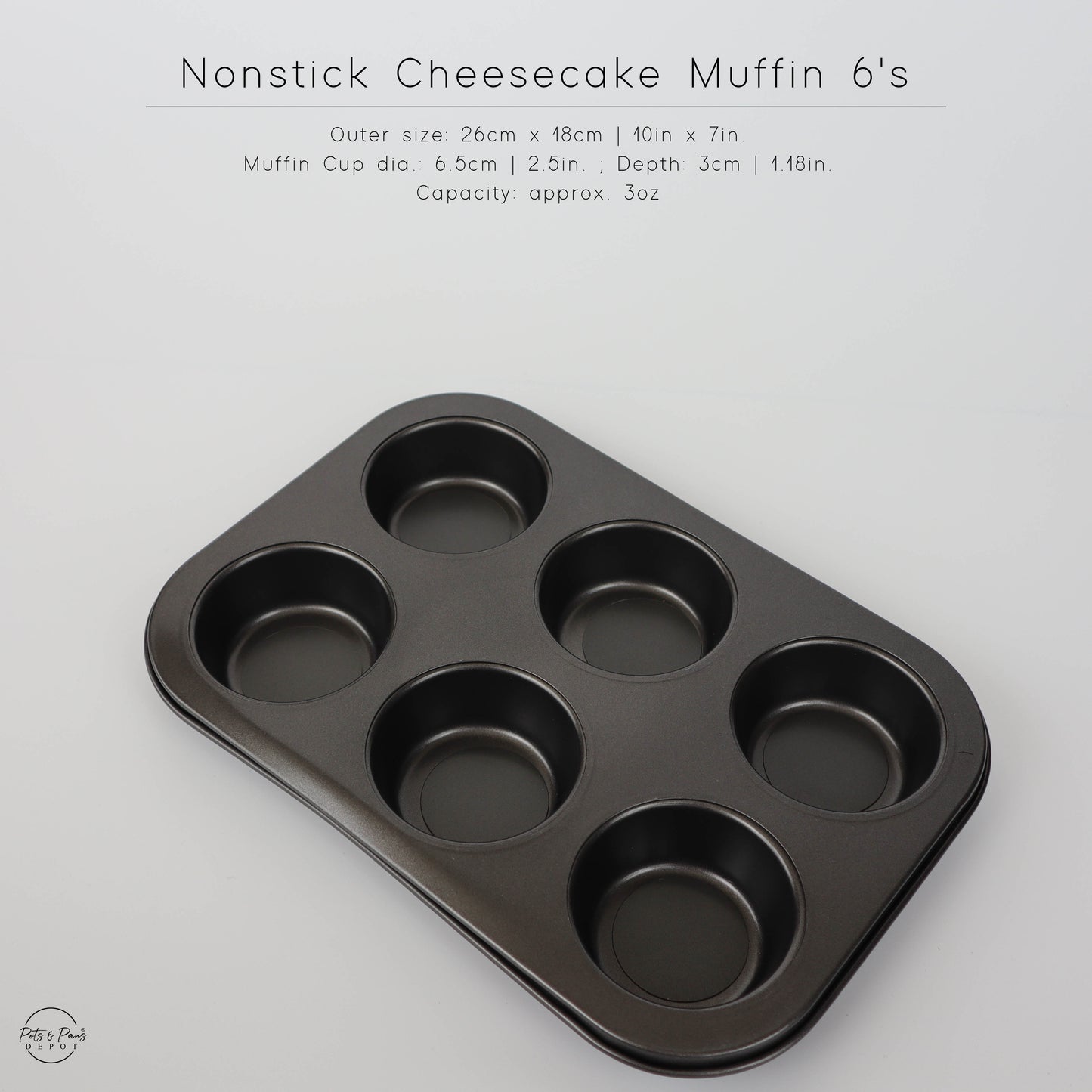 Nonstick Cheesecake Muffin Pan