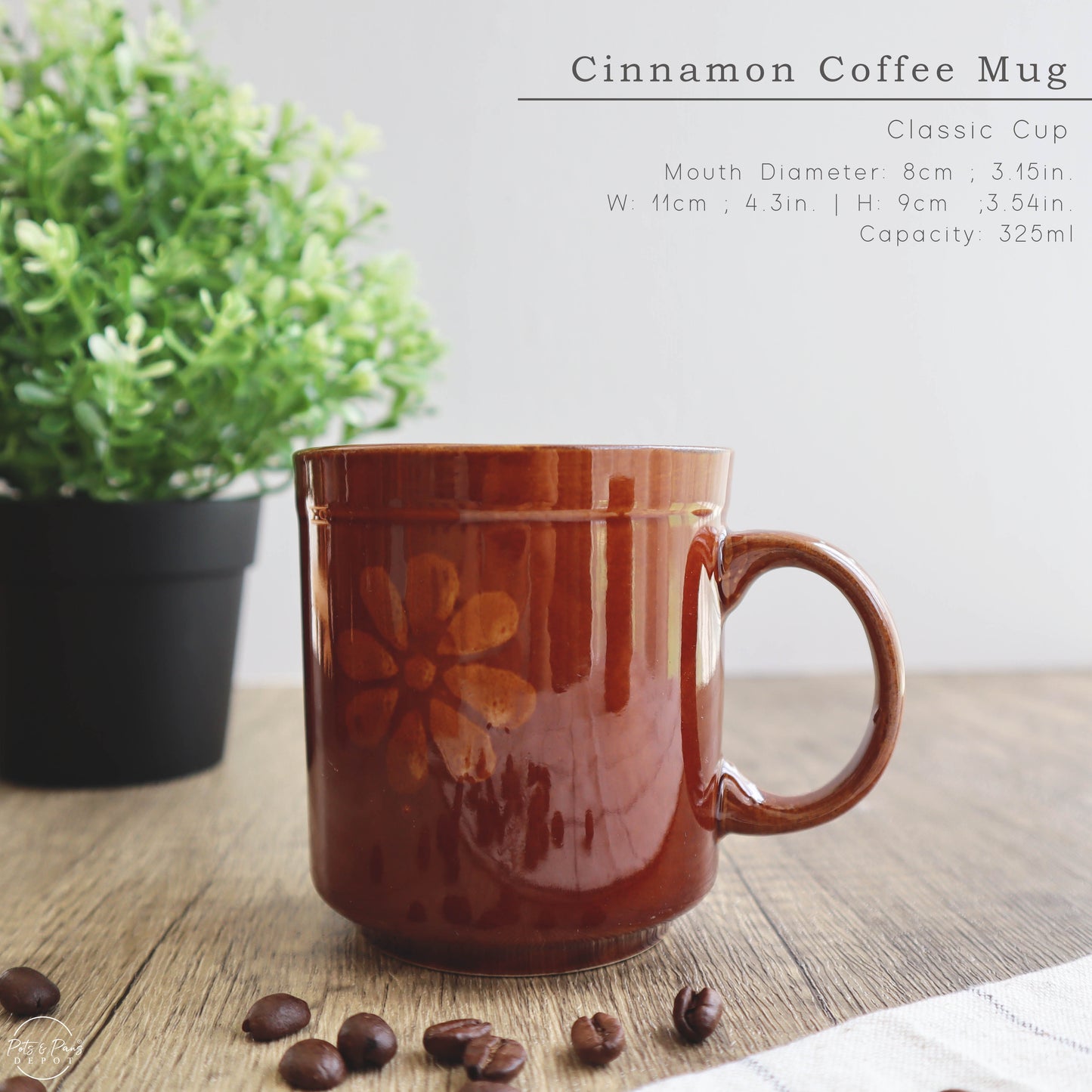 Cinnamon Coffee Mugs