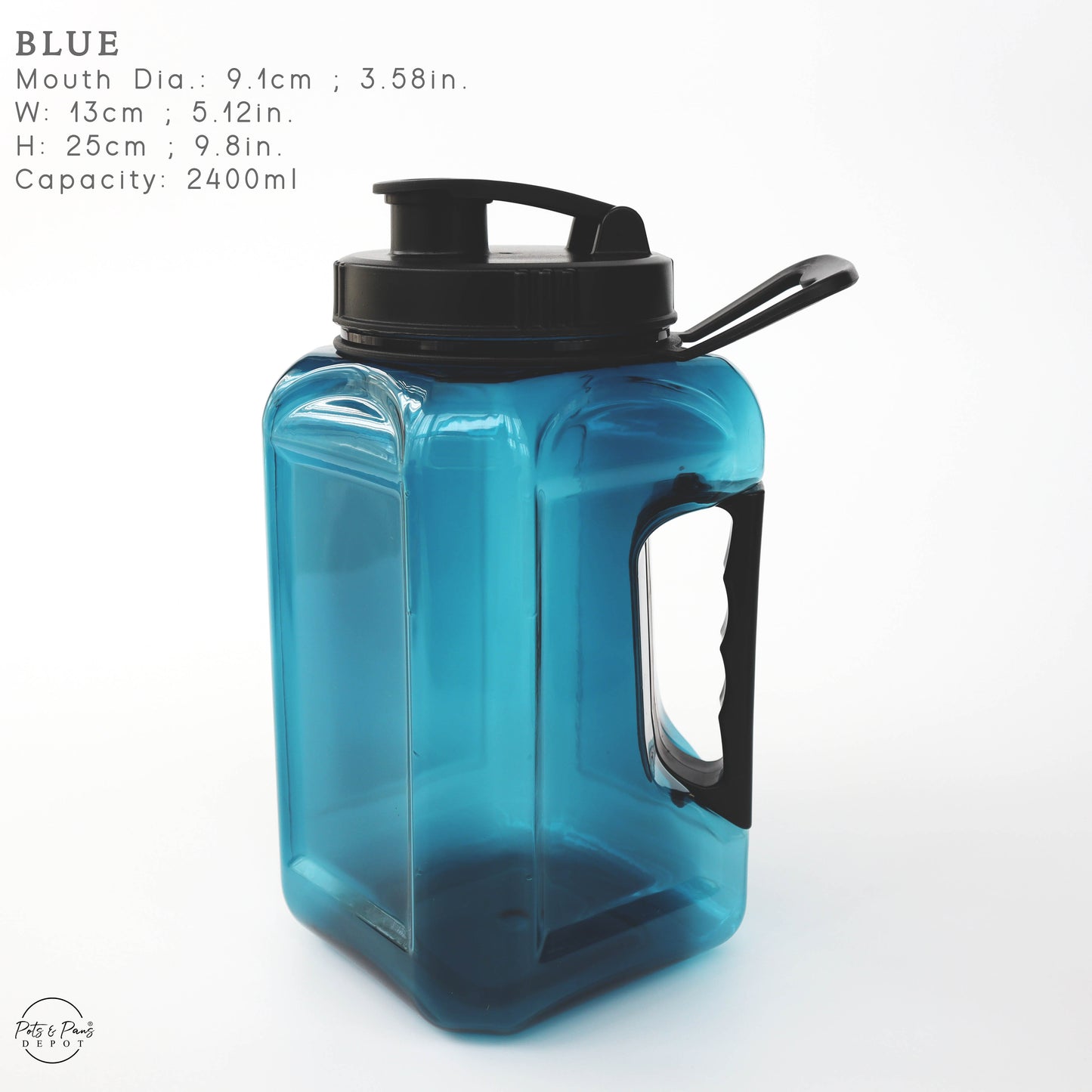 Refresh Sports Water Bottle 2.4L