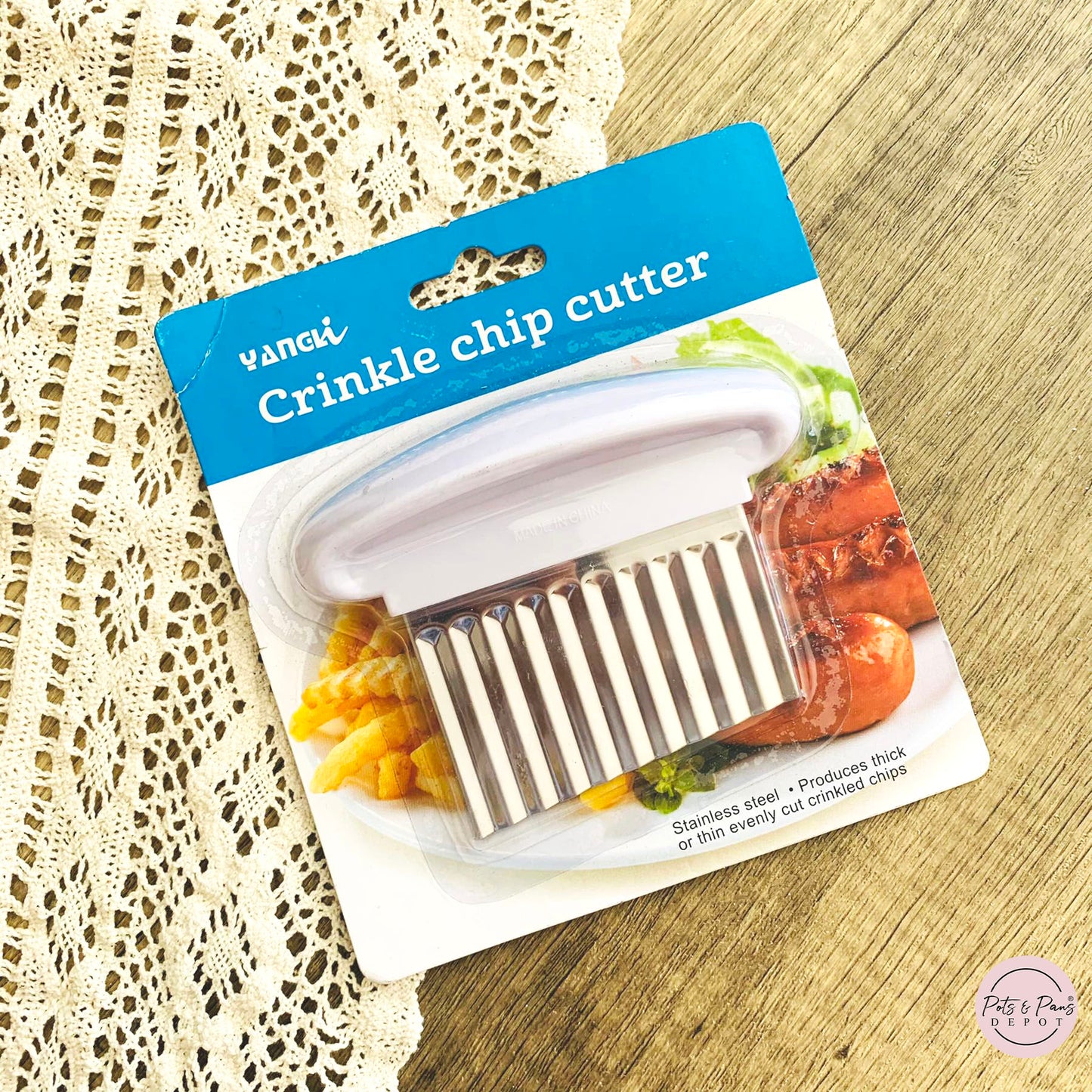 Stainless Crinkle Cutter