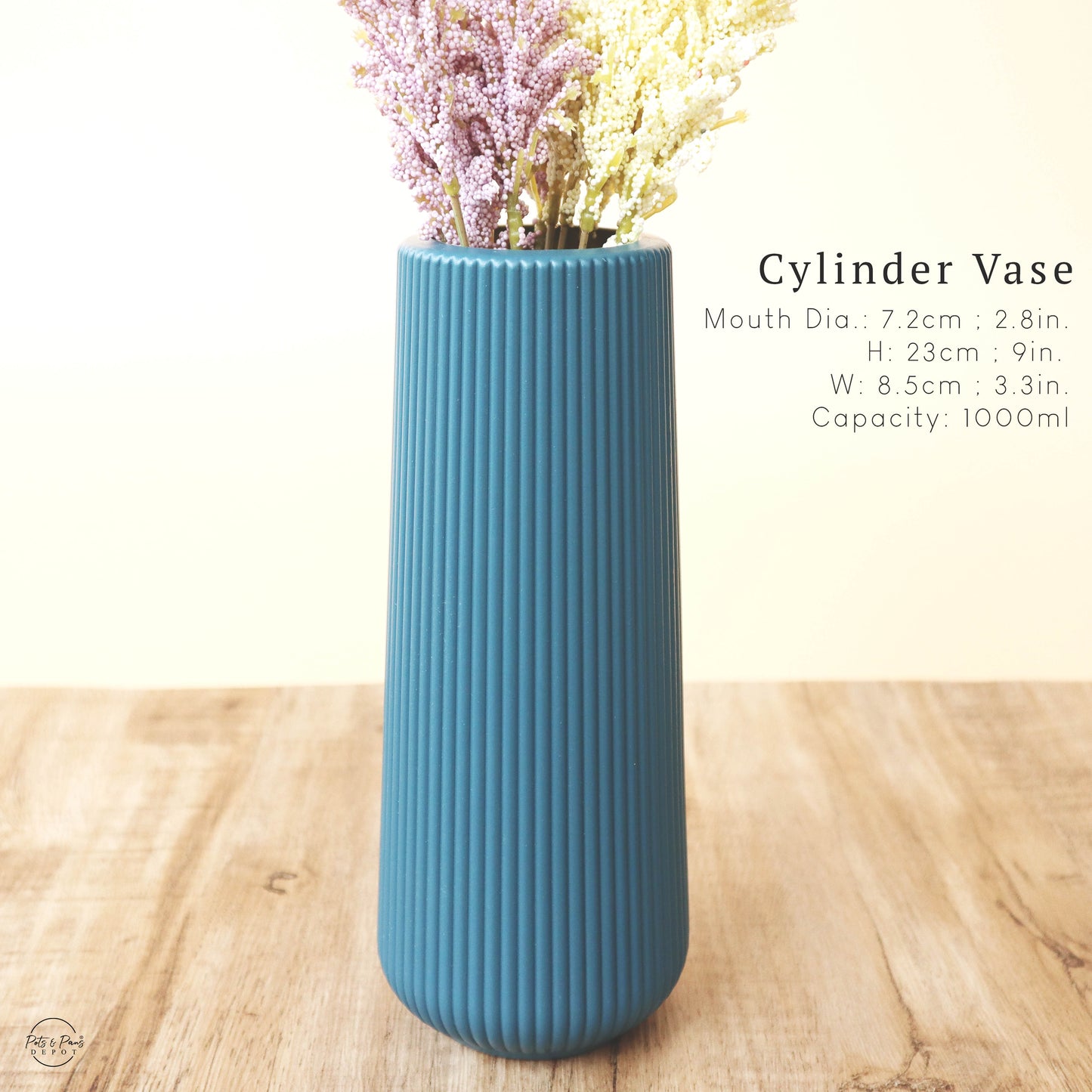 Nordic Plastic Desk Vase (Medium)