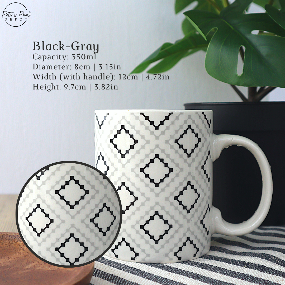 Printed Diamond Coffee Mug