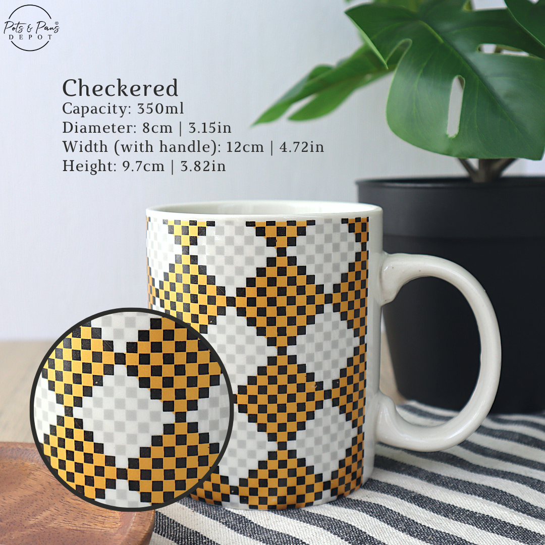 Printed Diamond Coffee Mug