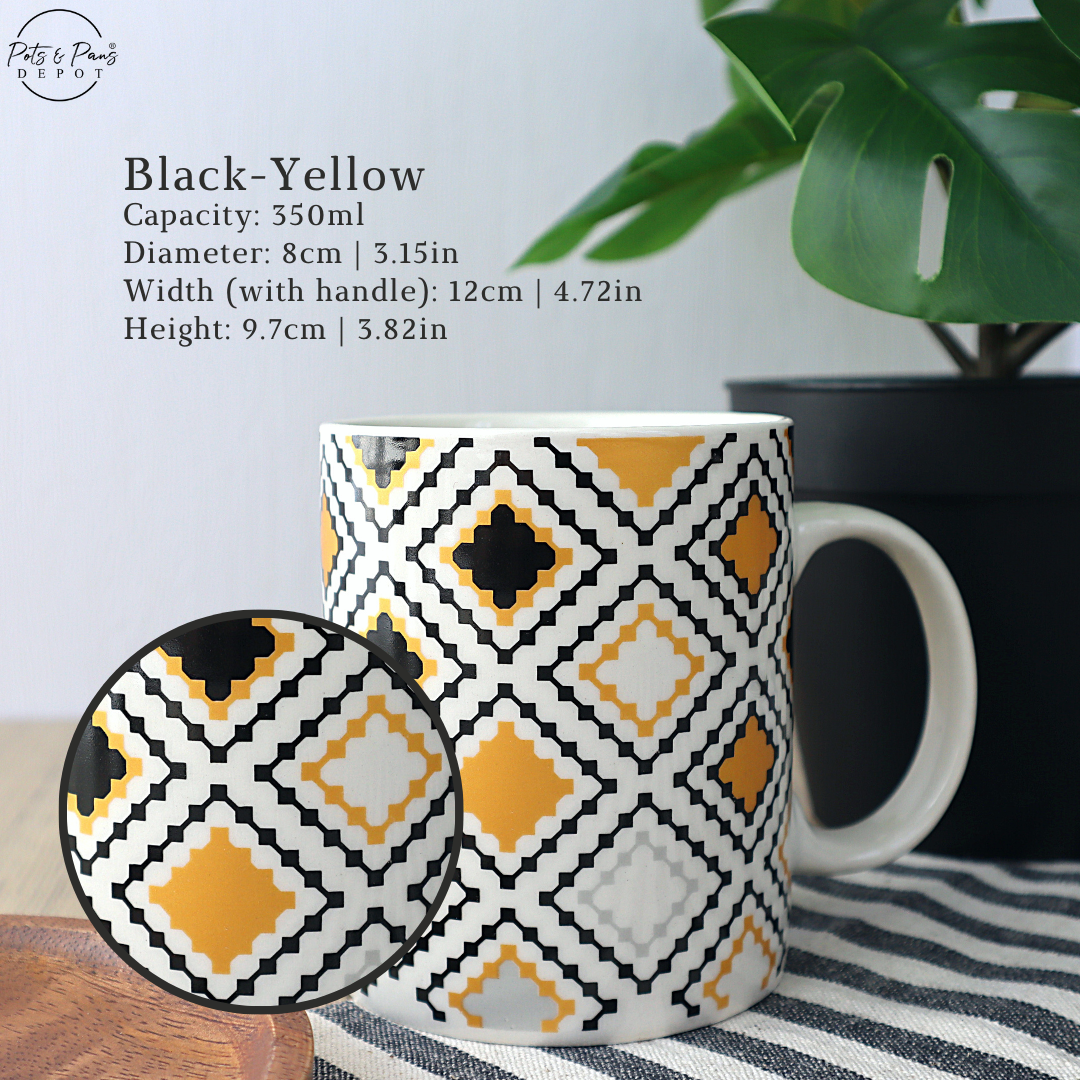 Printed Diamond Coffee Mug