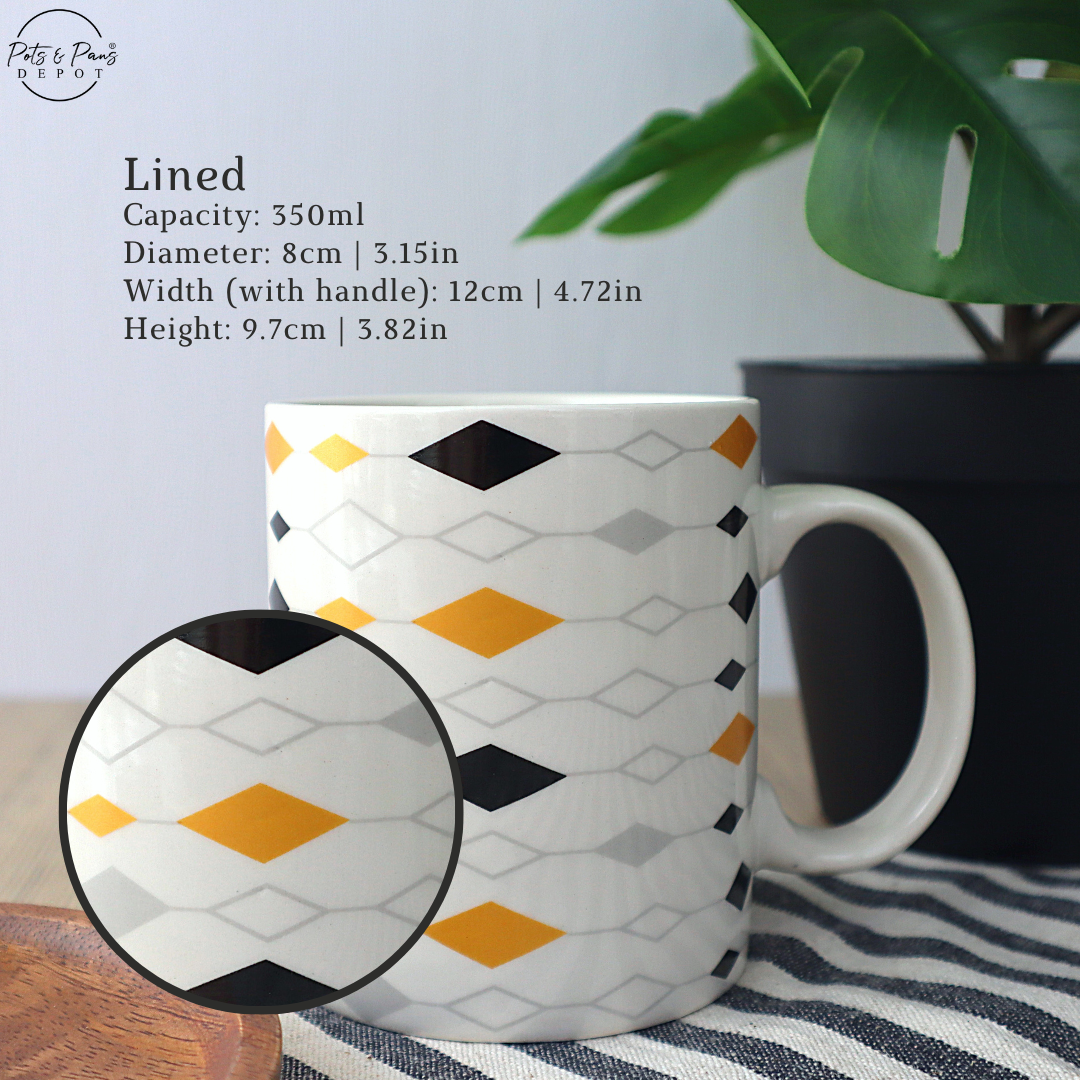 Printed Diamond Coffee Mug