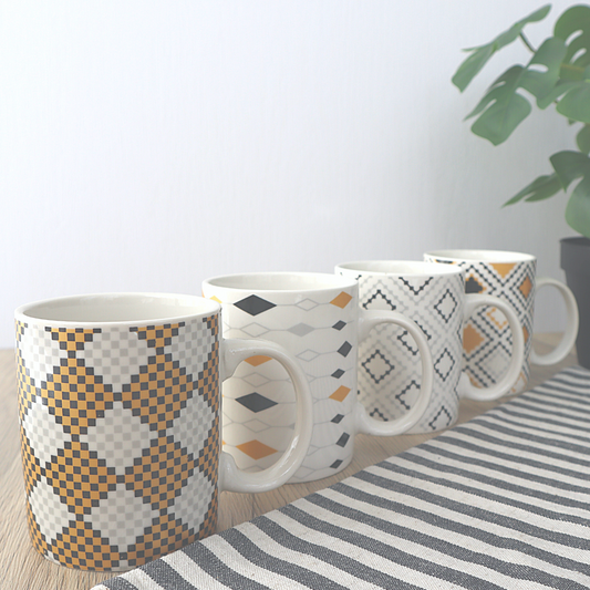 Printed Diamond Coffee Mug