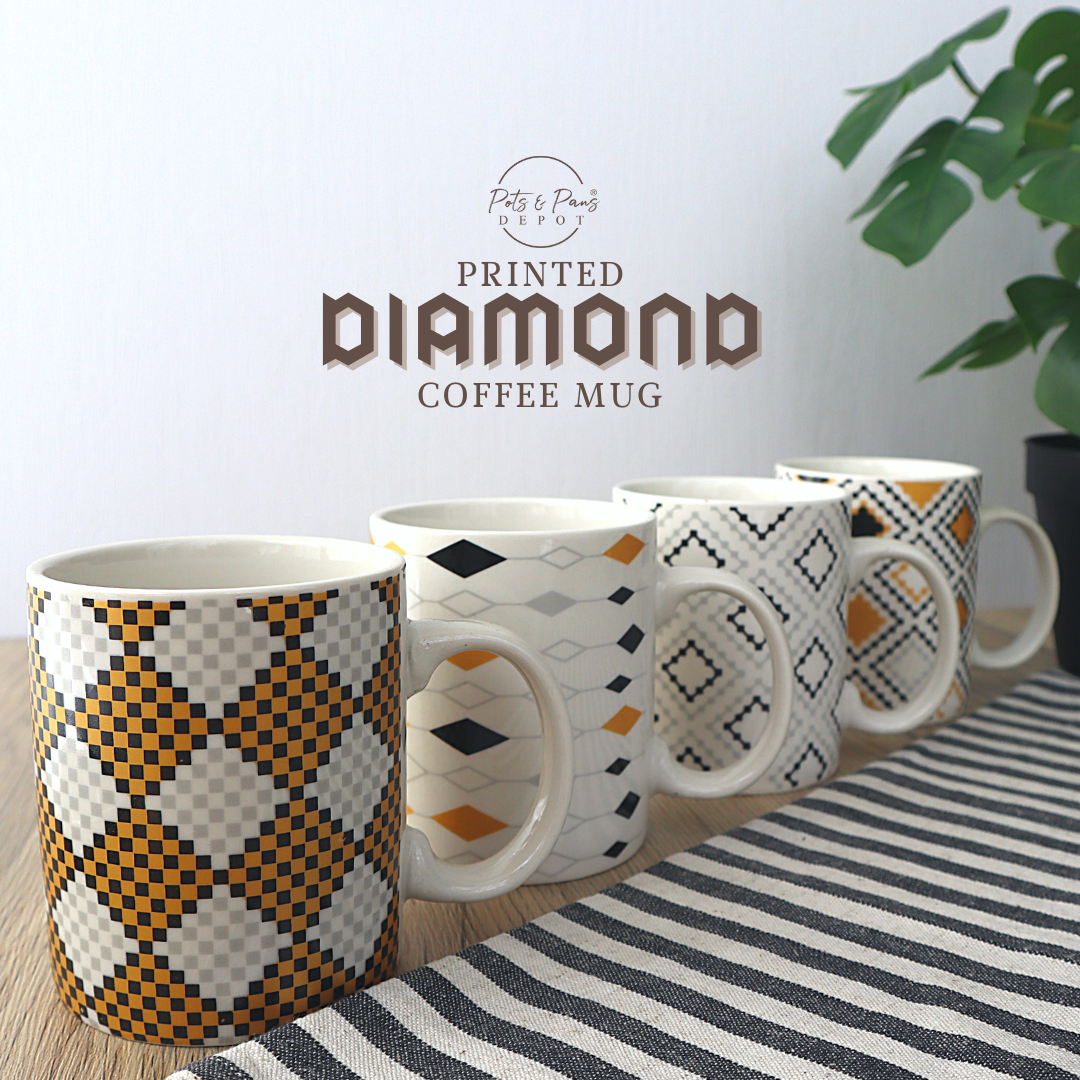 Printed Diamond Coffee Mug