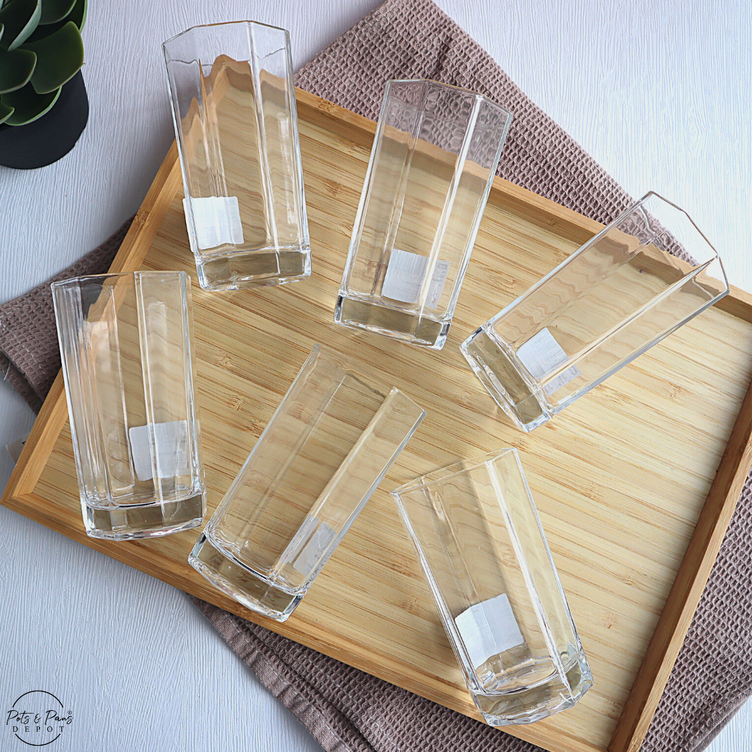 Classic Tall Glass Tumbler Set