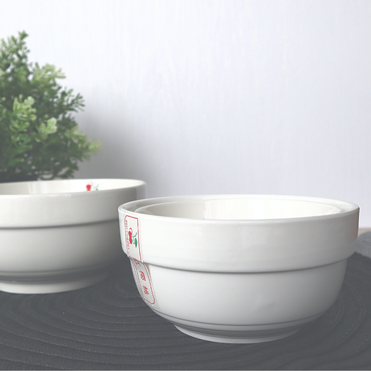 Groove: Ellie White Porcelain Everyday Bowl