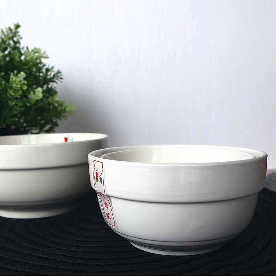 Groove: Ellie White Porcelain Everyday Bowl