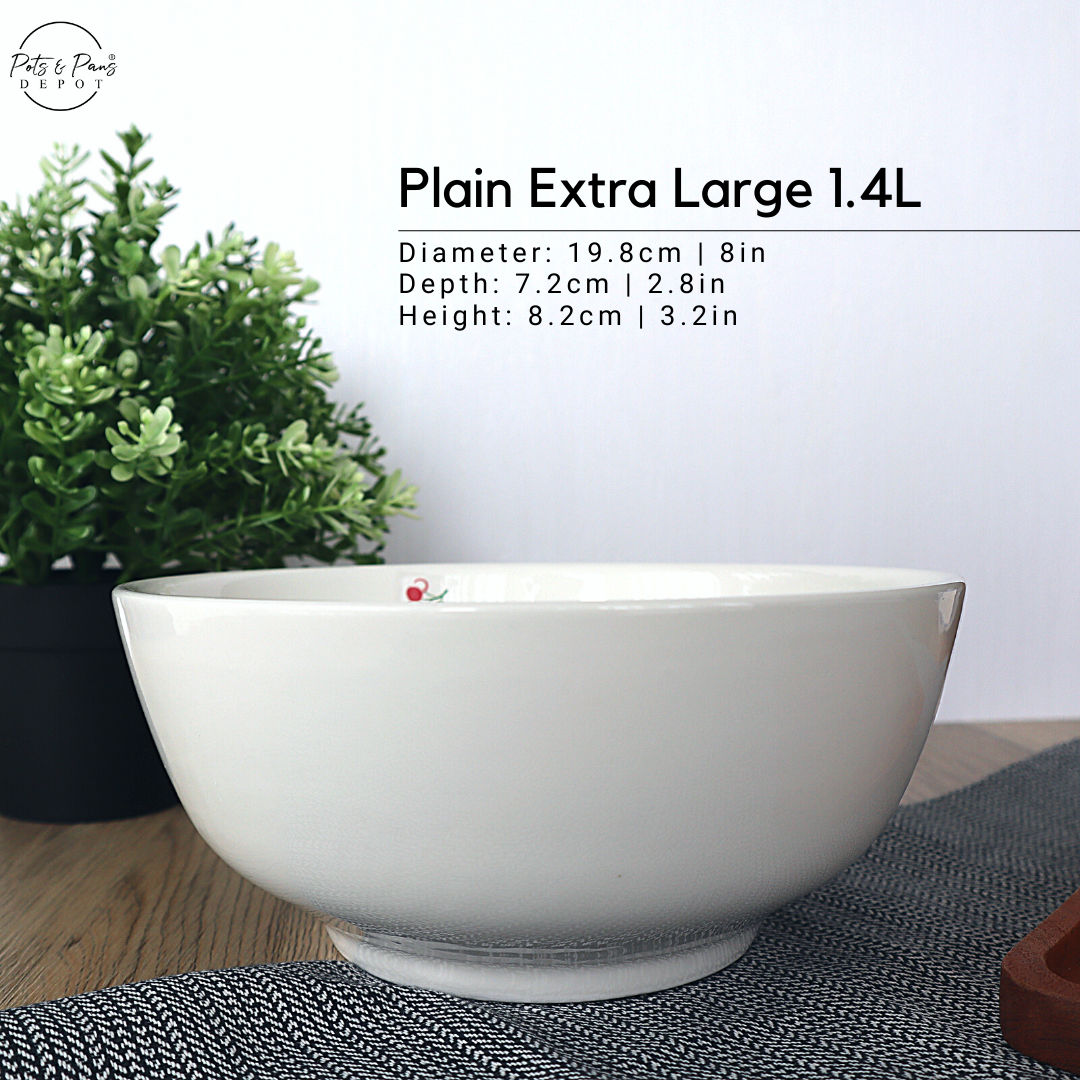 Plain: Ellie White Porcelain Everyday Bowl