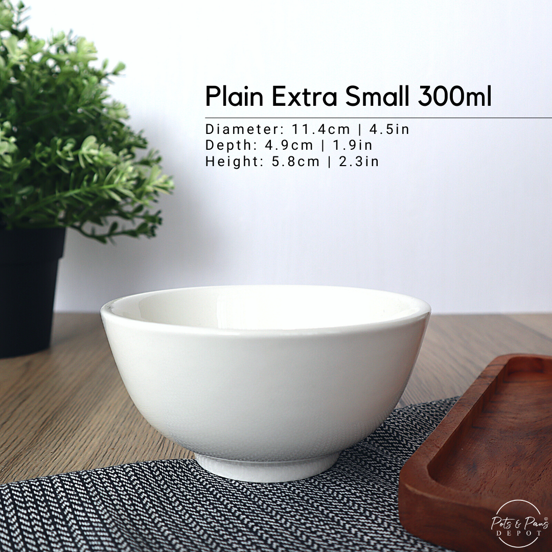 Plain: Ellie White Porcelain Everyday Bowl