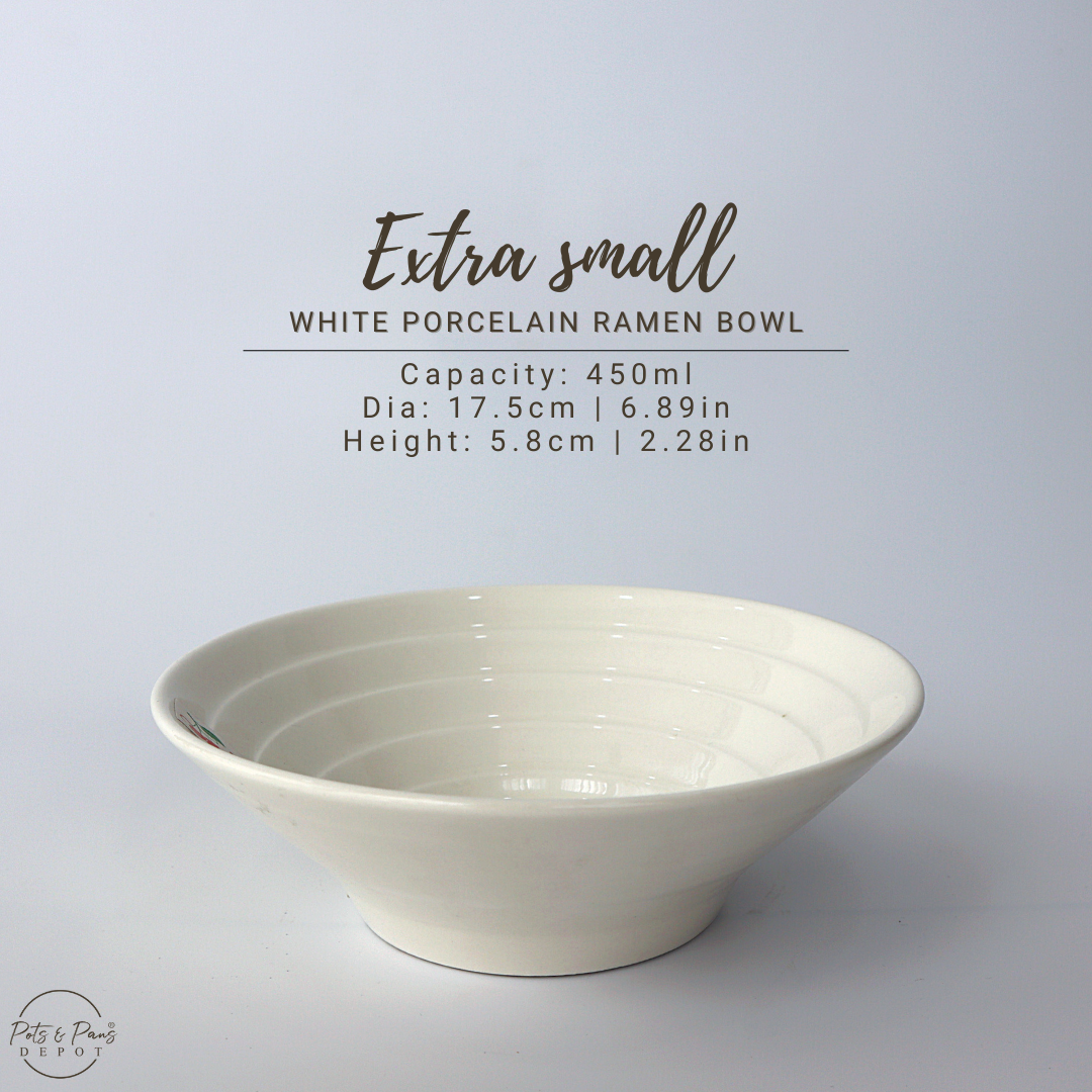 Ellie White Porcelain Ramen Bowl