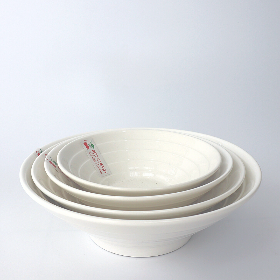 Ellie White Porcelain Ramen Bowl