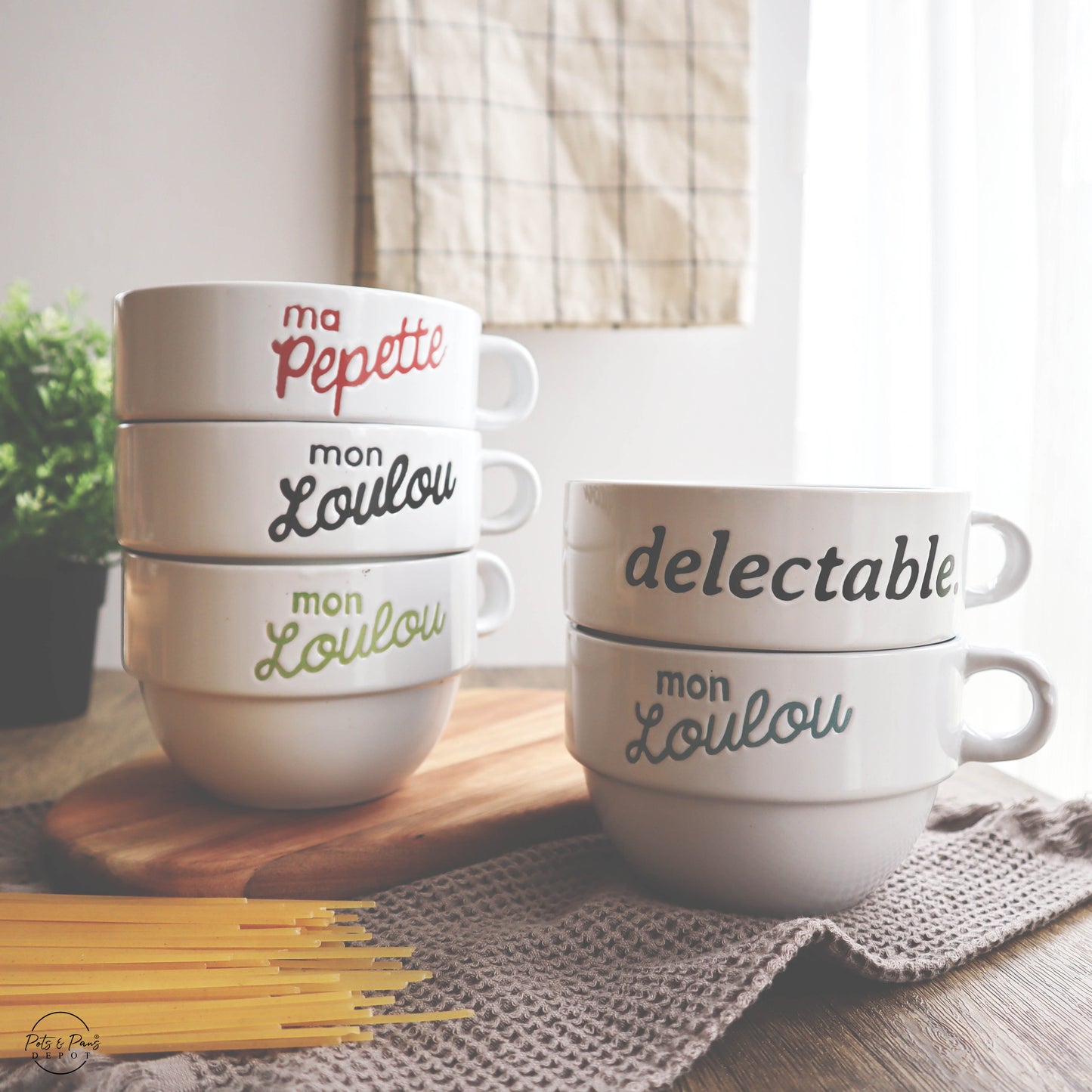 French Stackable Soup Mug