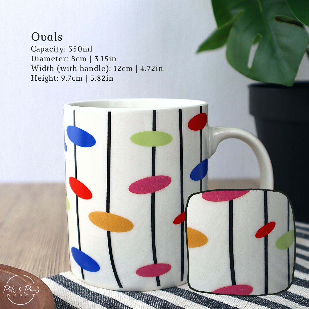 Printed Geometric Coffee Mug