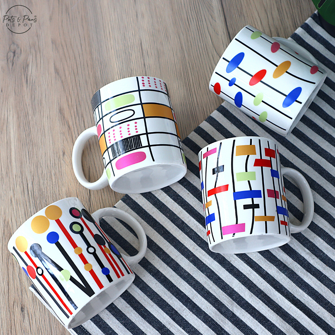 Printed Geometric Coffee Mug