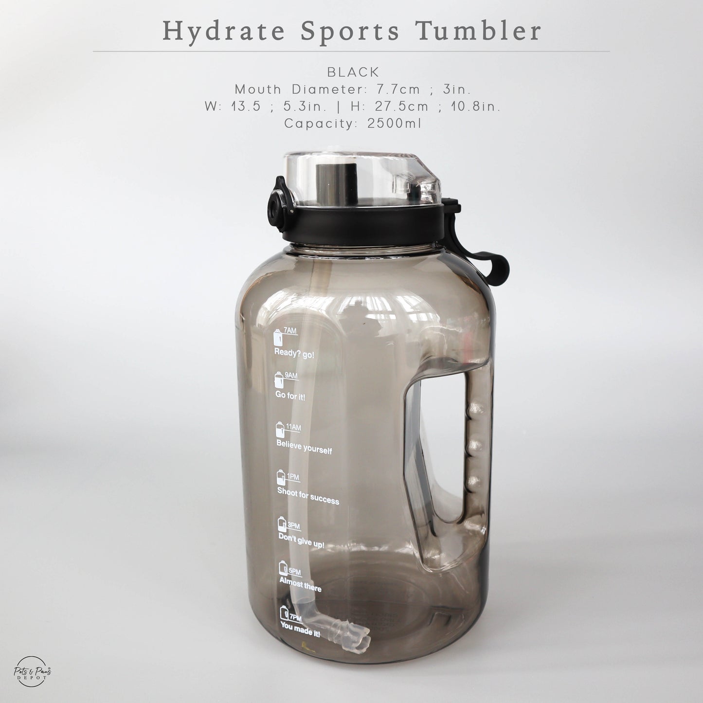 Hydrate Sports Tumbler 2.5L