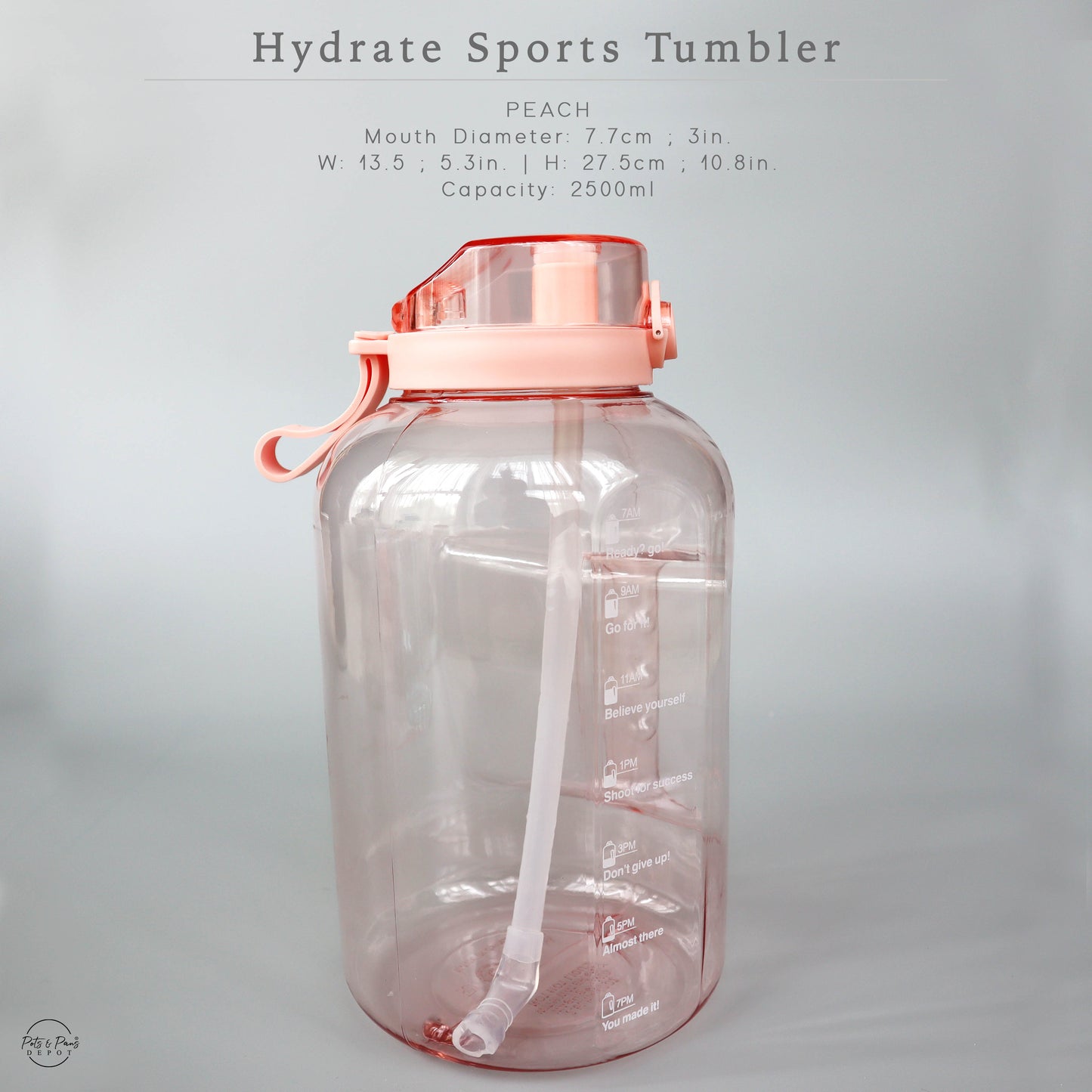 Hydrate Sports Tumbler 2.5L