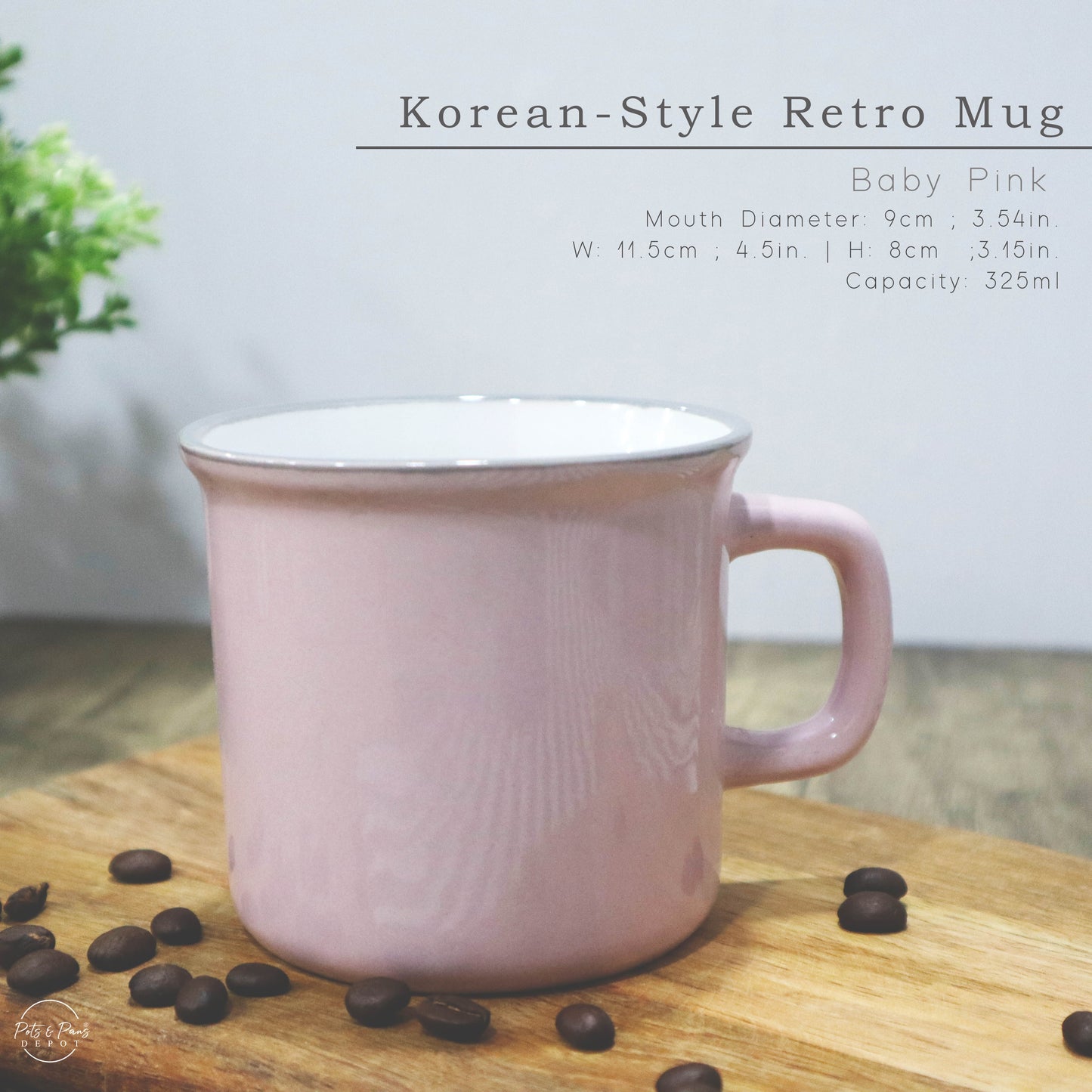 Korean Style Retro Mug