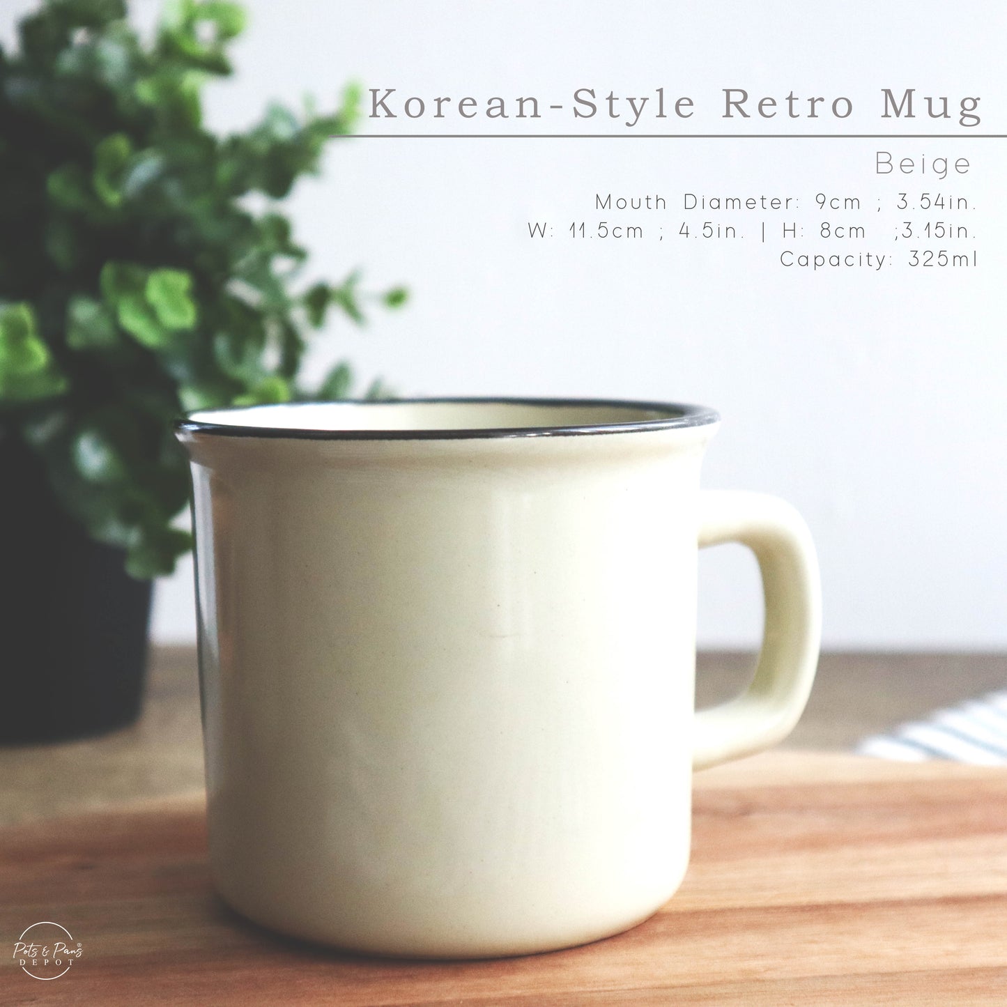 Korean Style Retro Mug