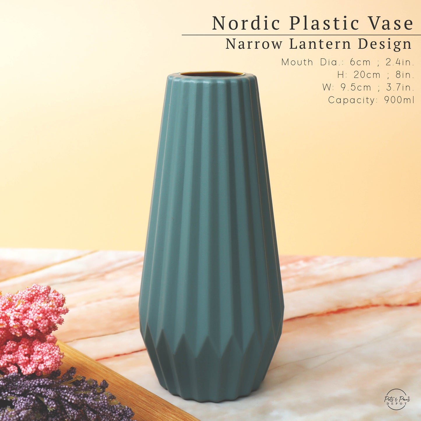 Nordic Plastic Desk Vase (Small)