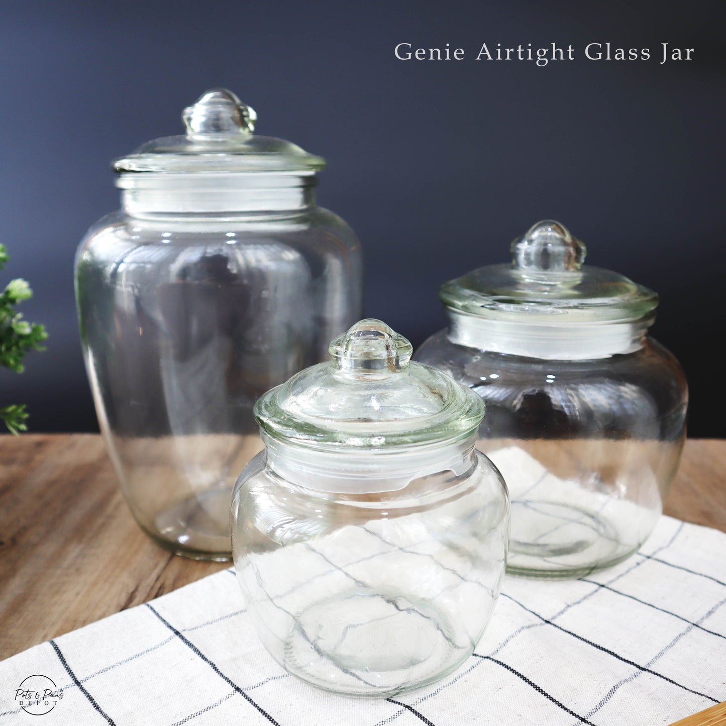 Genie Airtight Glass Jar