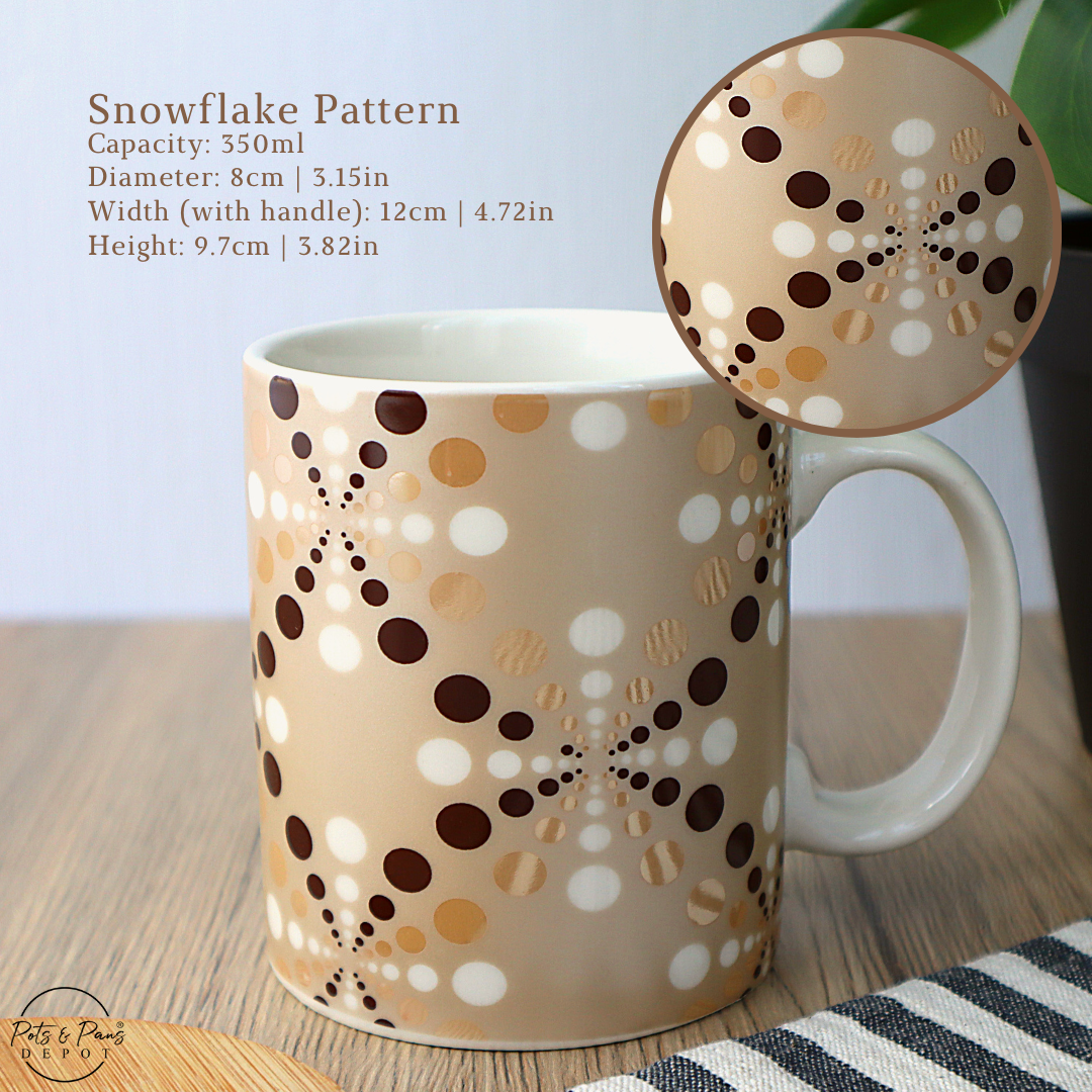 Printed Polka Dot Coffee Mug