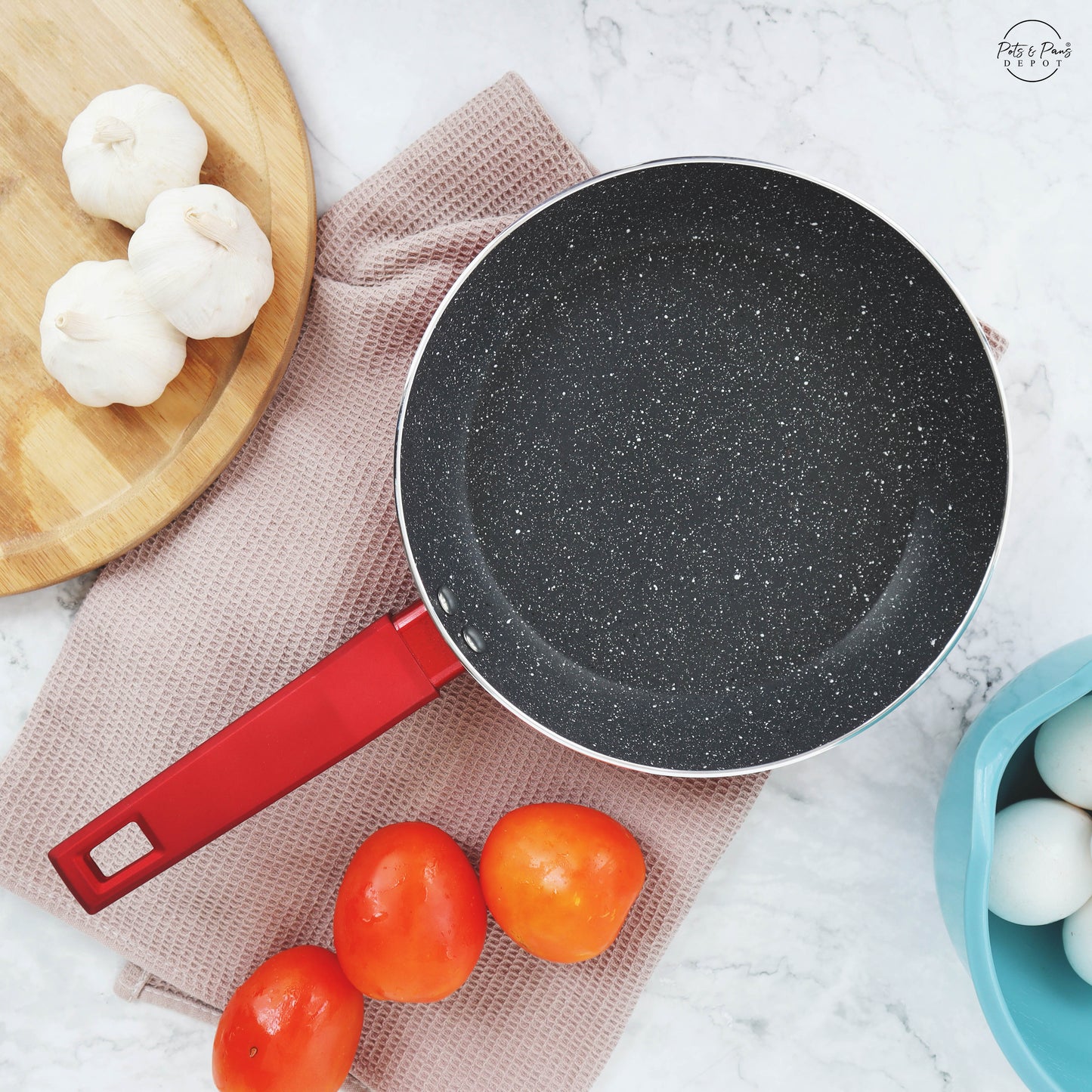 Red Cherry Nonstick Fry Pan